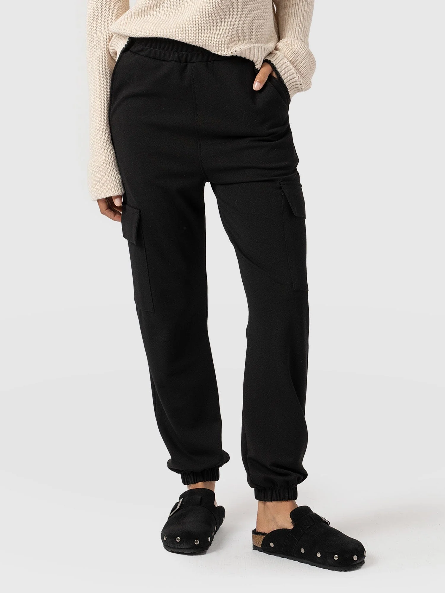 Cargo Tapered Pant - Black - Image 4