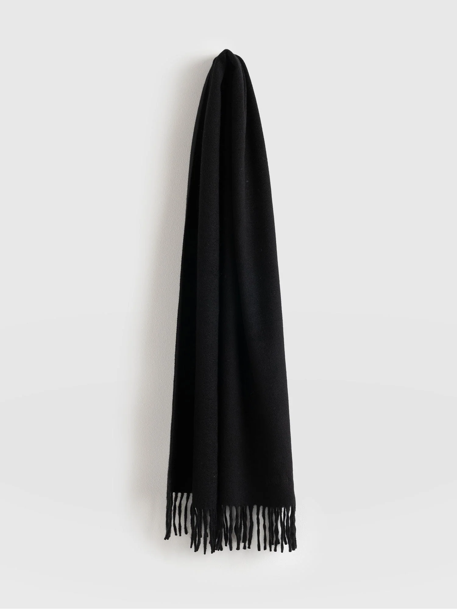 Cashmere Scarf - Black - Image 7