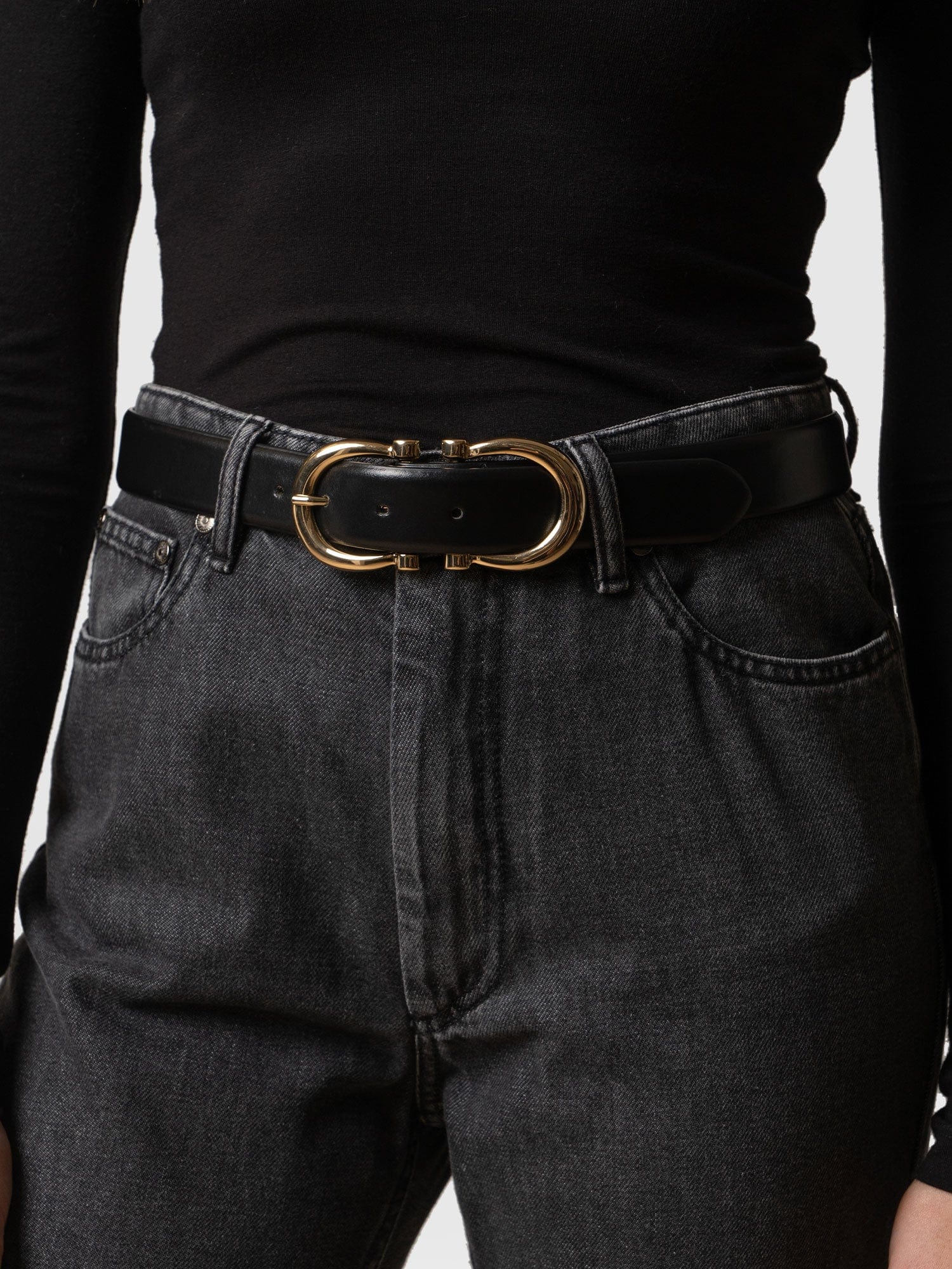 Chelsea Belt - Black/Gold - Image 5