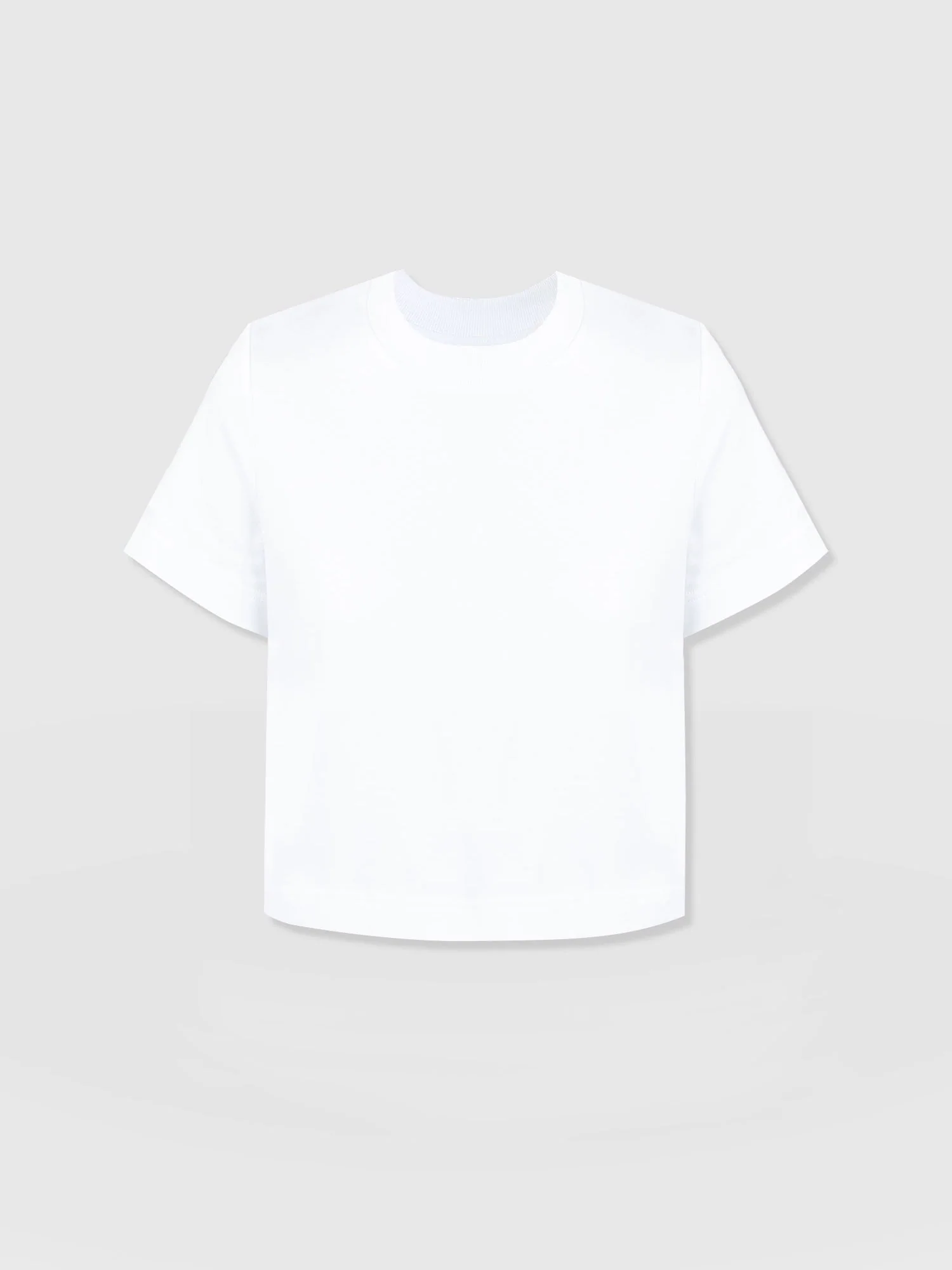 Chelsea Crew Neck Tee - White - Image 7