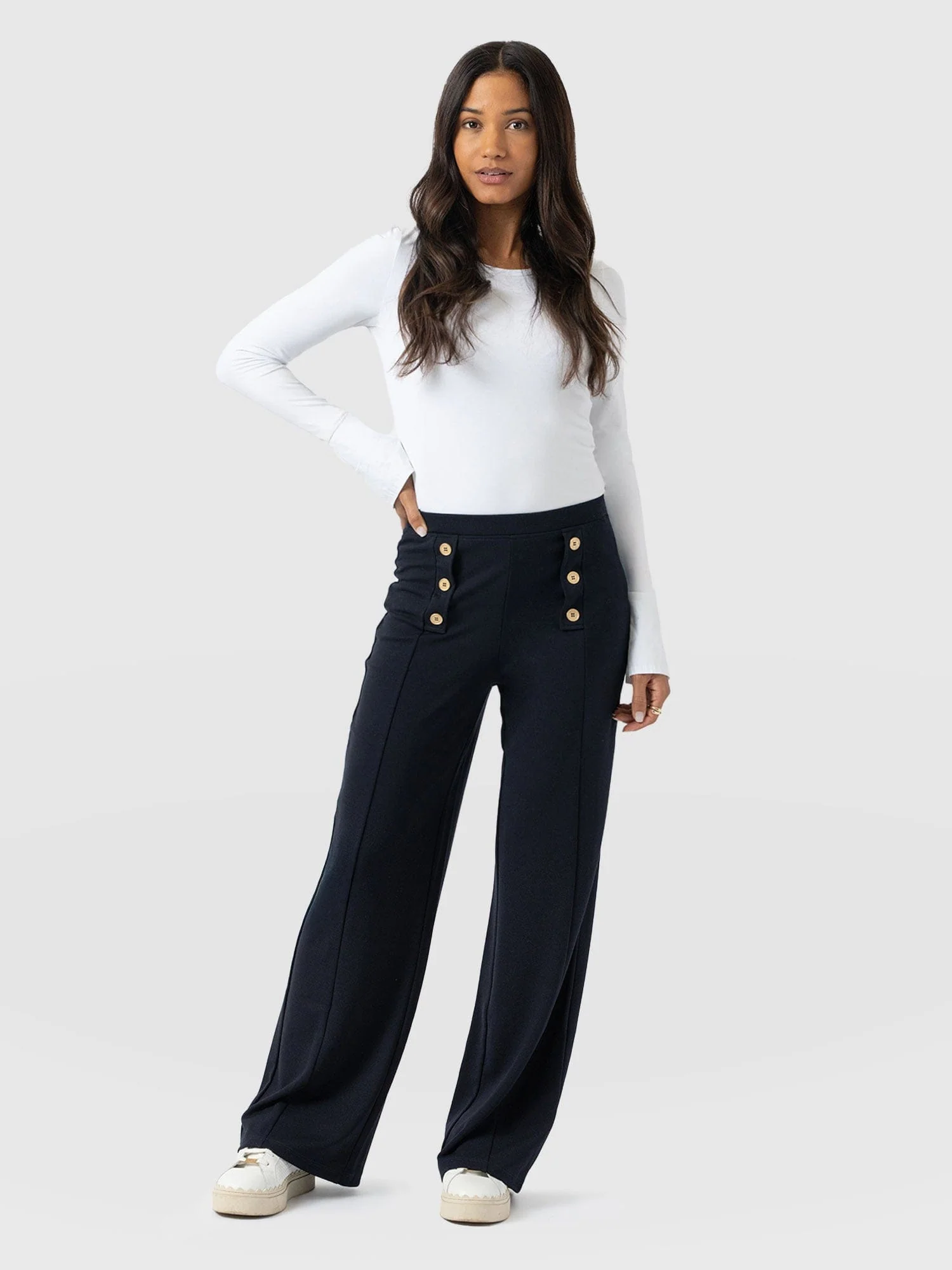 Chelsea Pant - Navy - Image 6