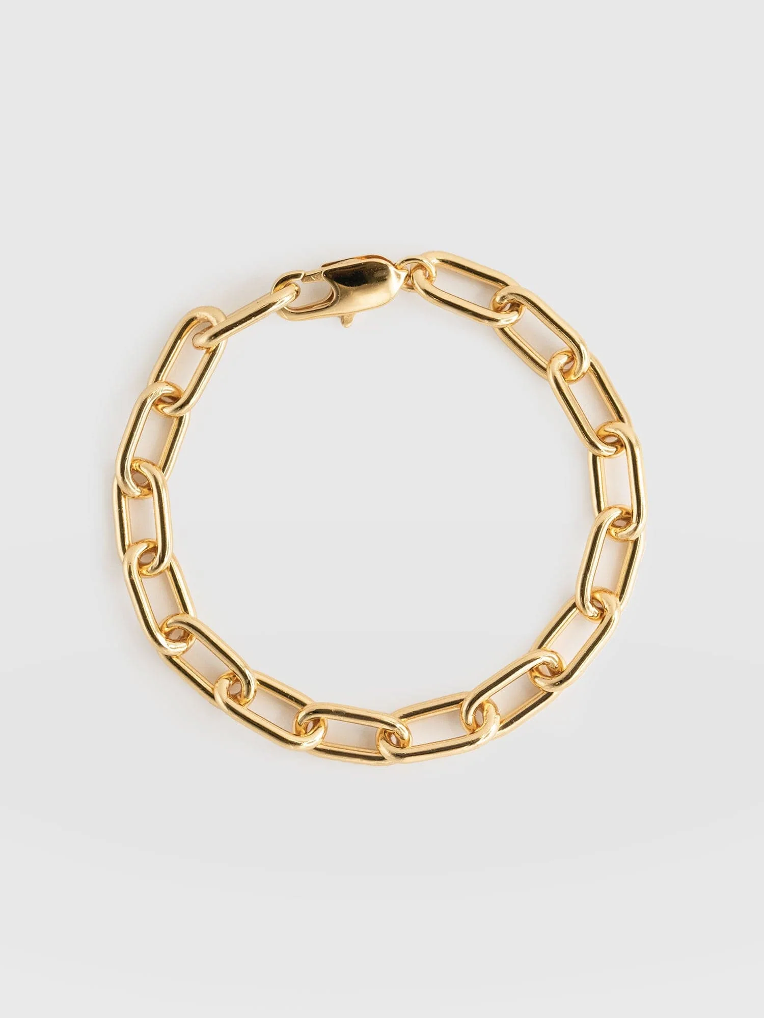Cable Chain Bracelet - Gold - Image 6
