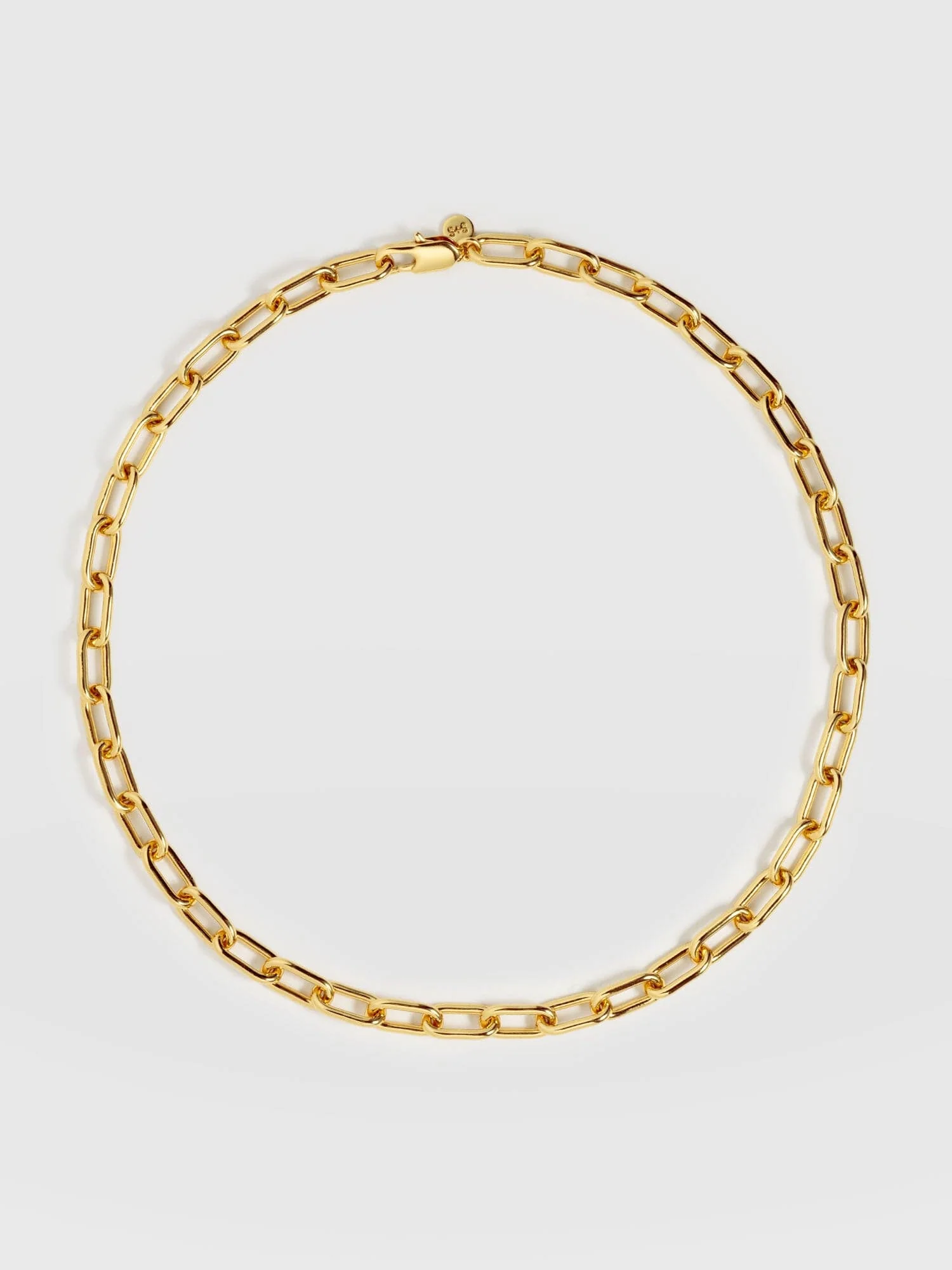 Cable Chain Necklace - Gold - Image 5
