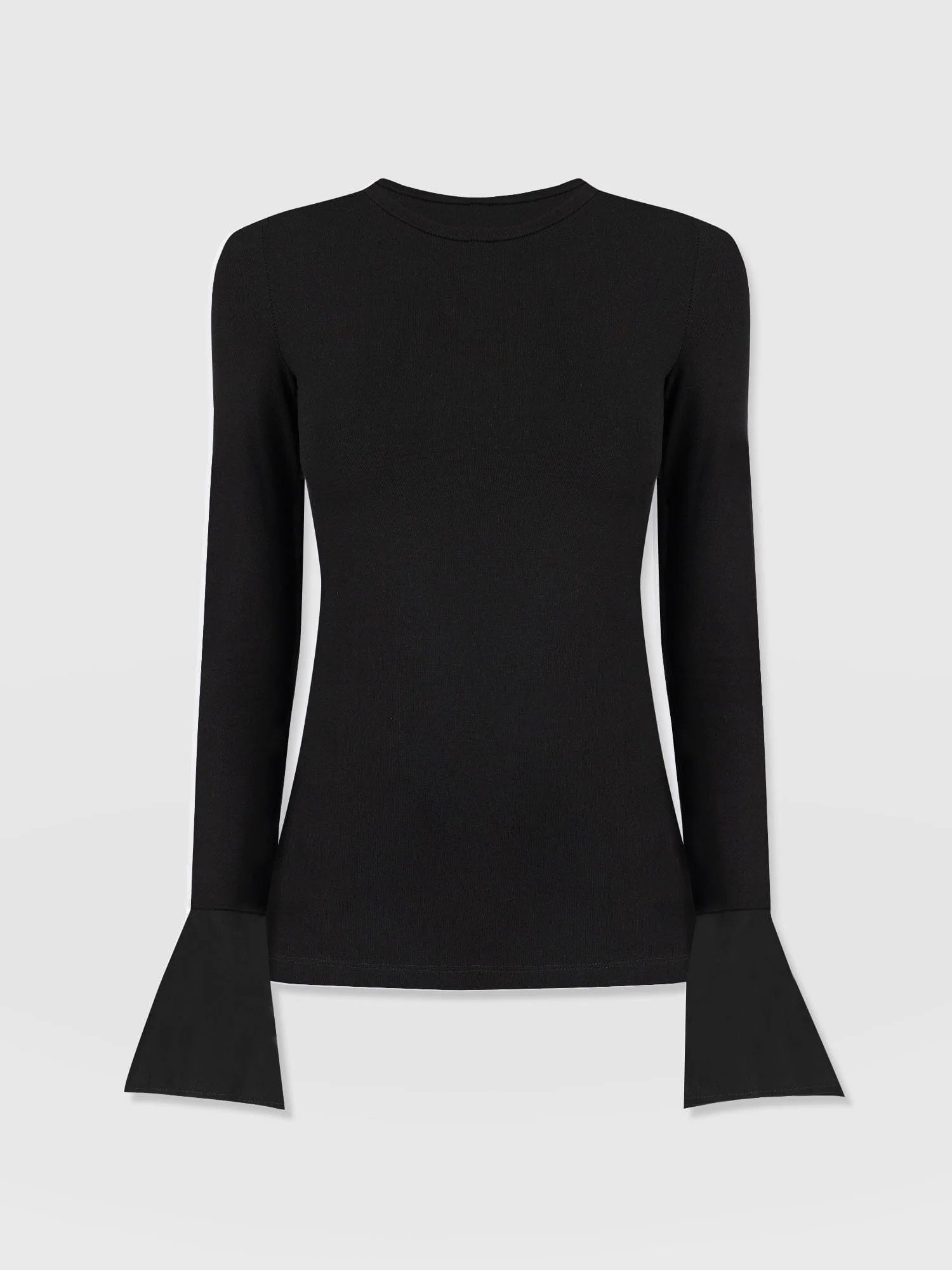 Connie Cuff Tee - Black - Image 7