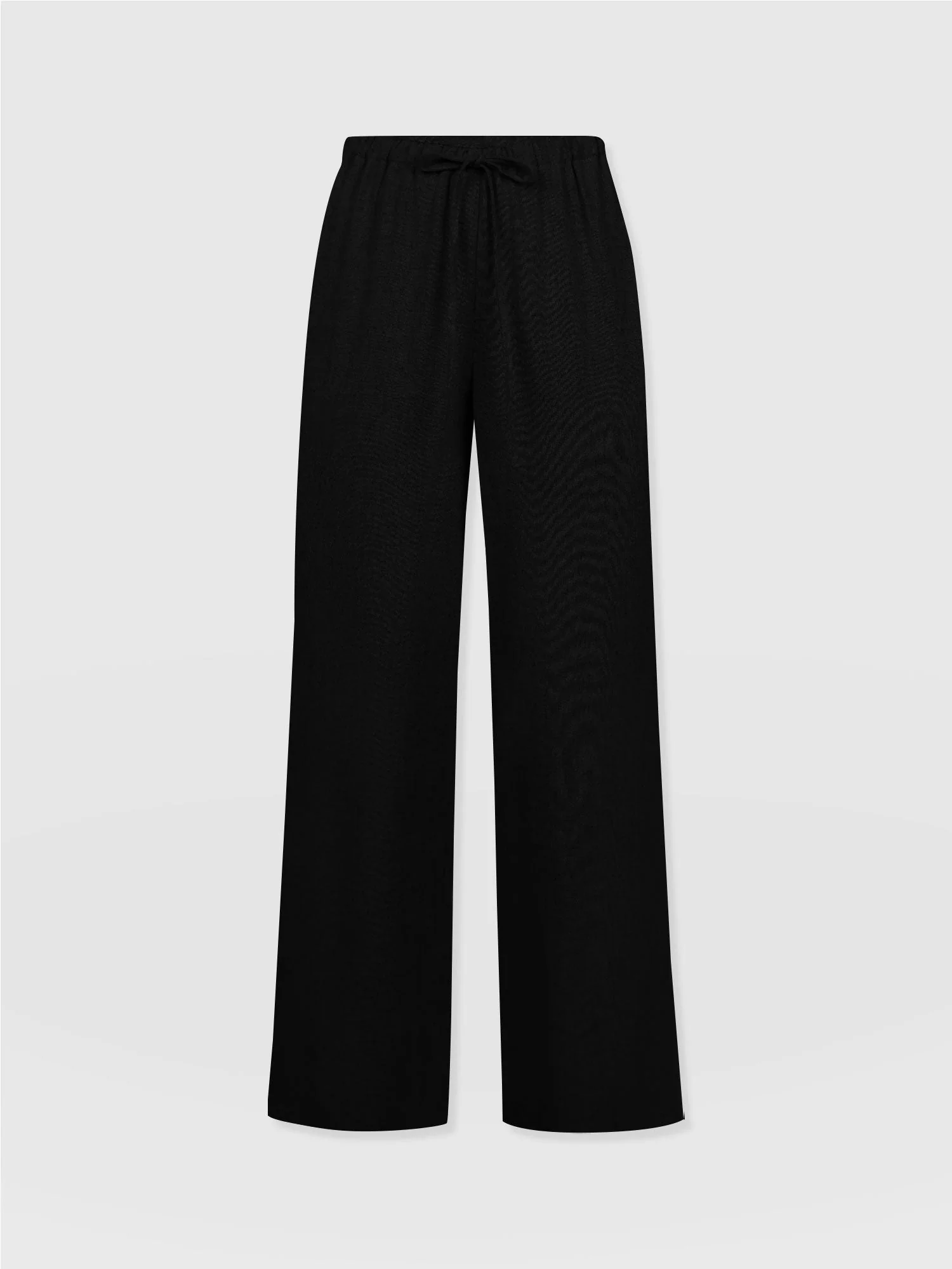 Corinne Linen Pant - Black - Image 7