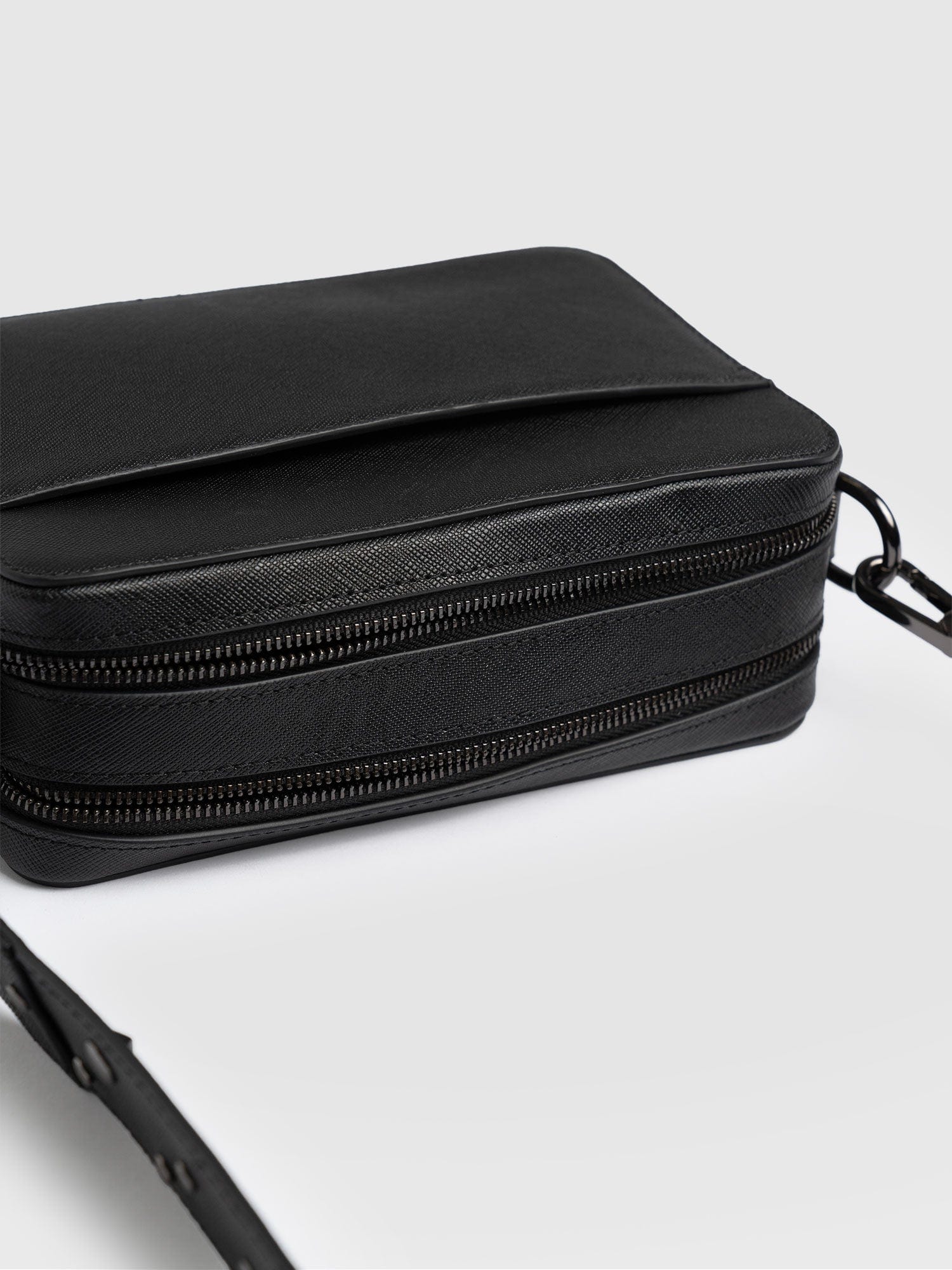 Cross Body Bag - Black Studded - Image 4