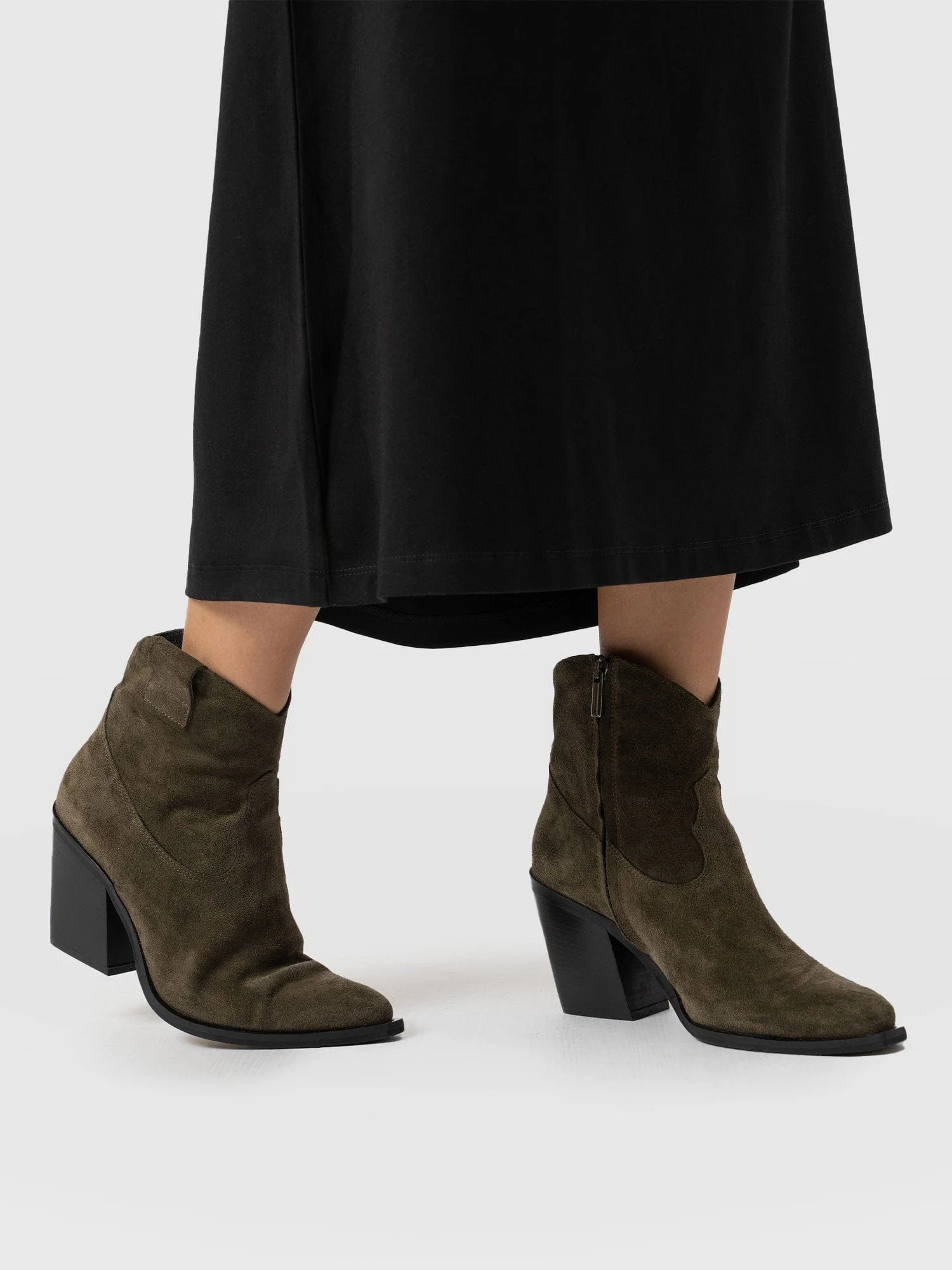 Dallas Mid Boot - Khaki - Image 6