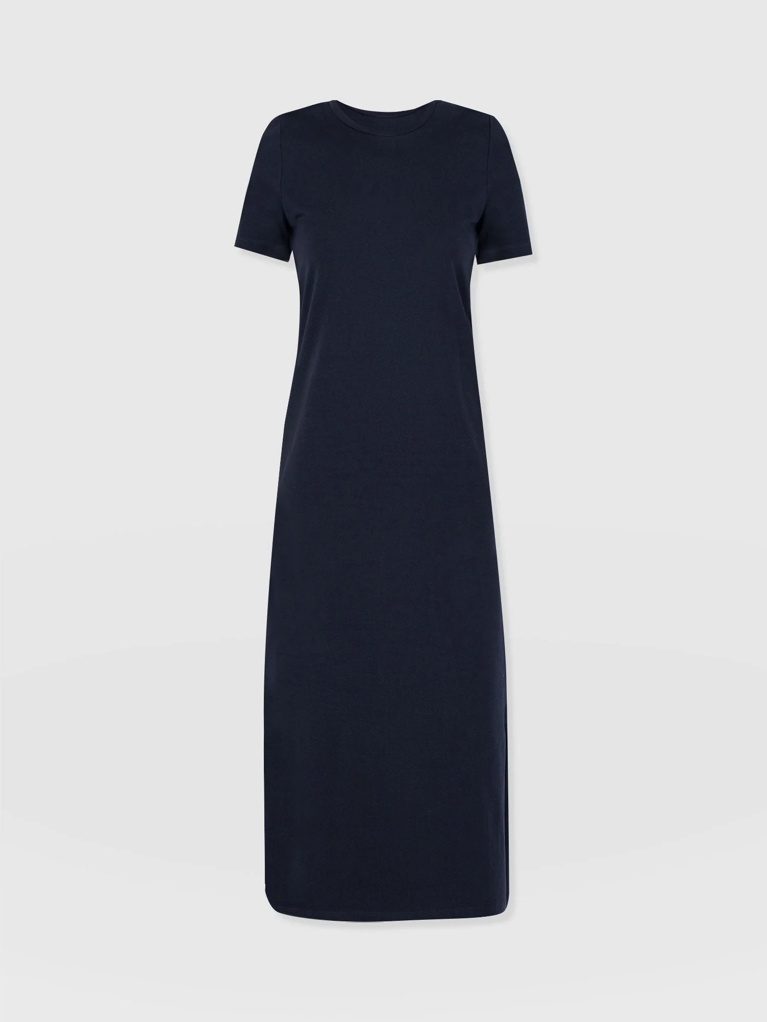 Easy T-Shirt Midi Dress - Navy - Image 7