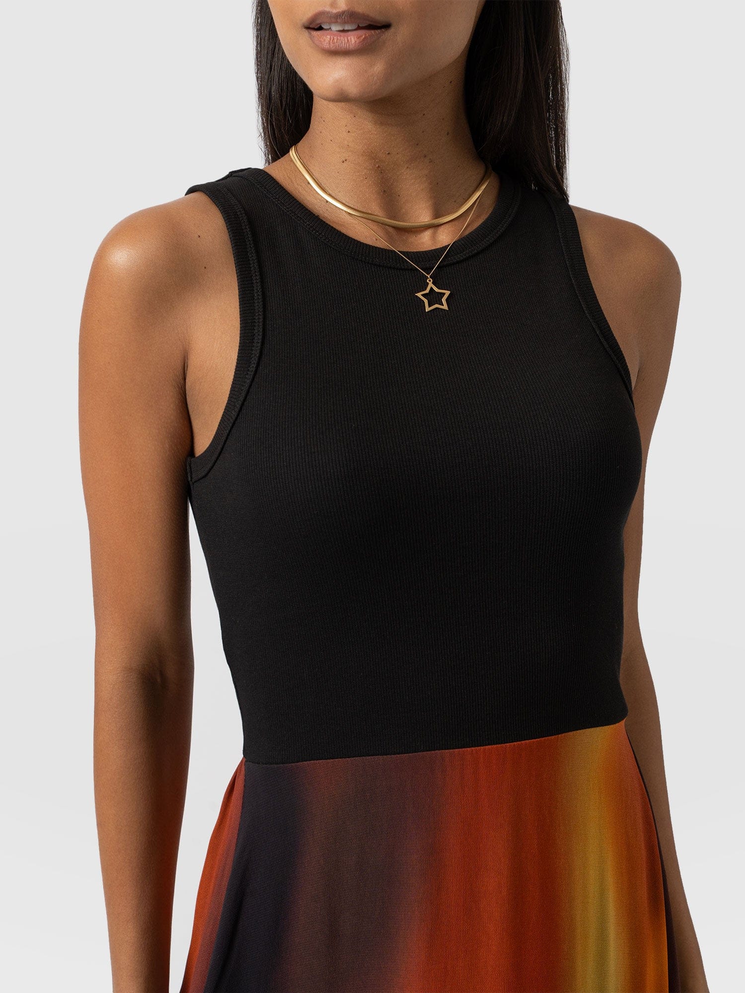 Etta Layered Dress - Amber Gradient - Image 5