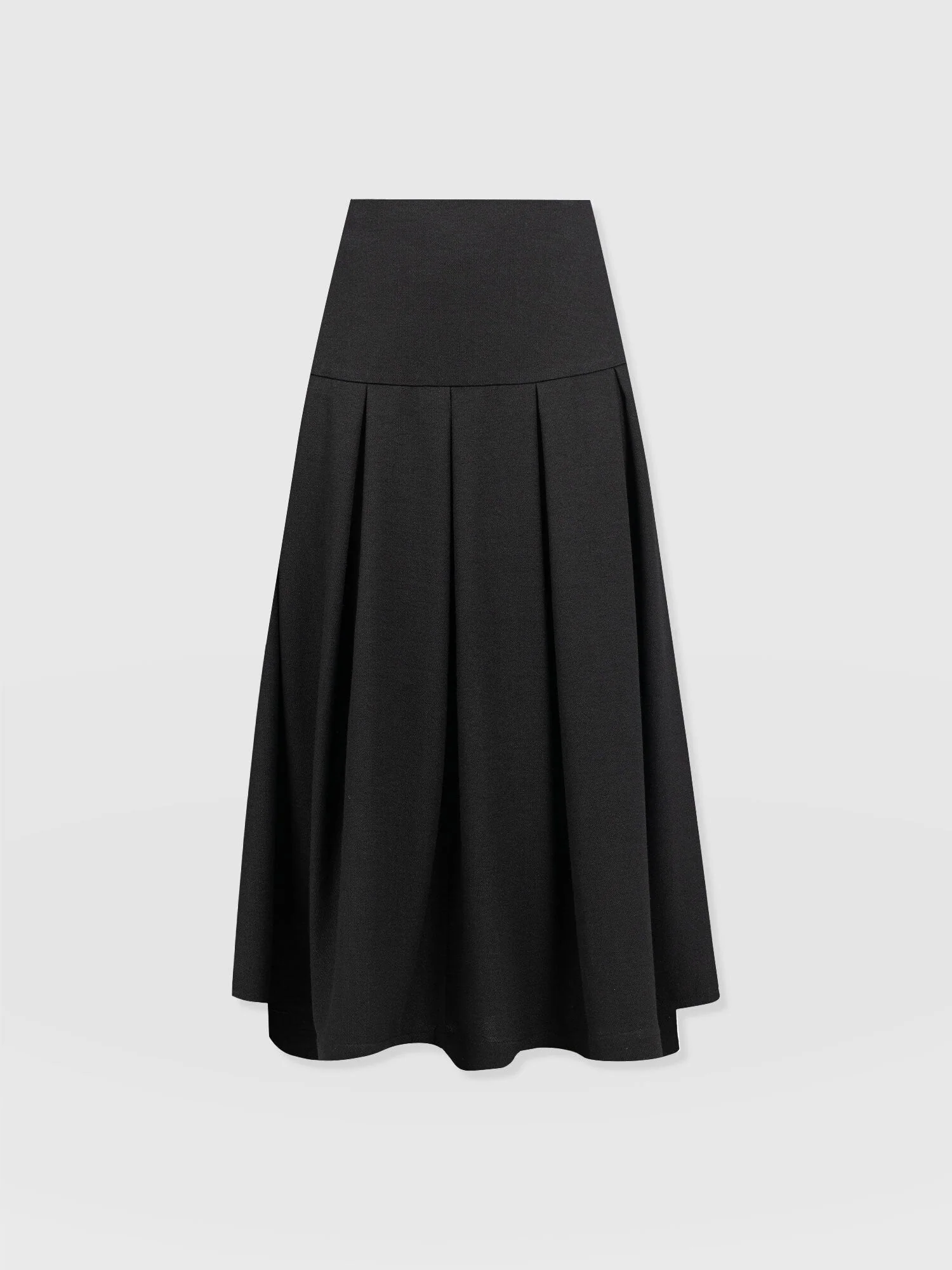 Everly Pleated Skirt - Black - Image 7