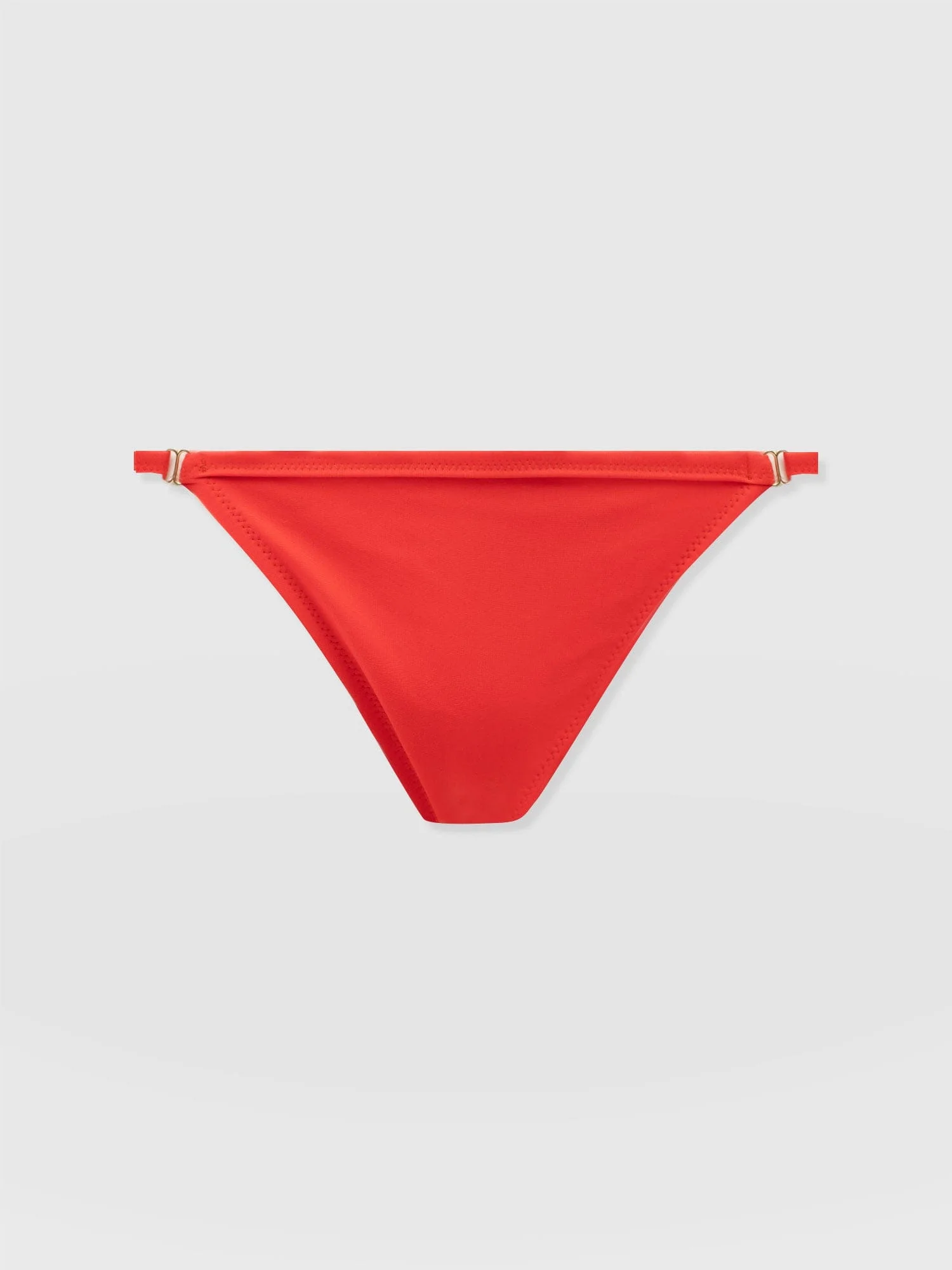 Faye Adjustable Bikini Bottom - Red - Image 7