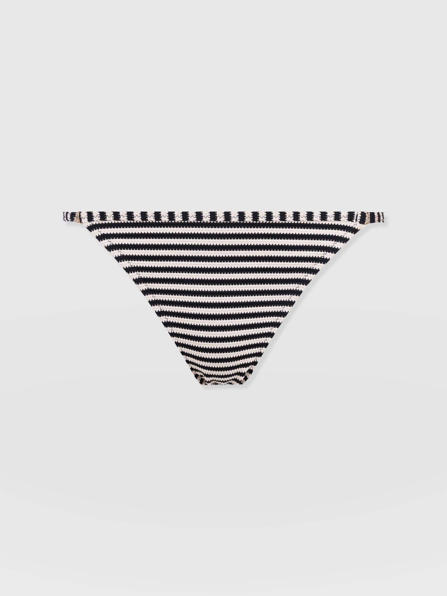 Faye Adjustable Bikini Bottom - Stripe - Image 7