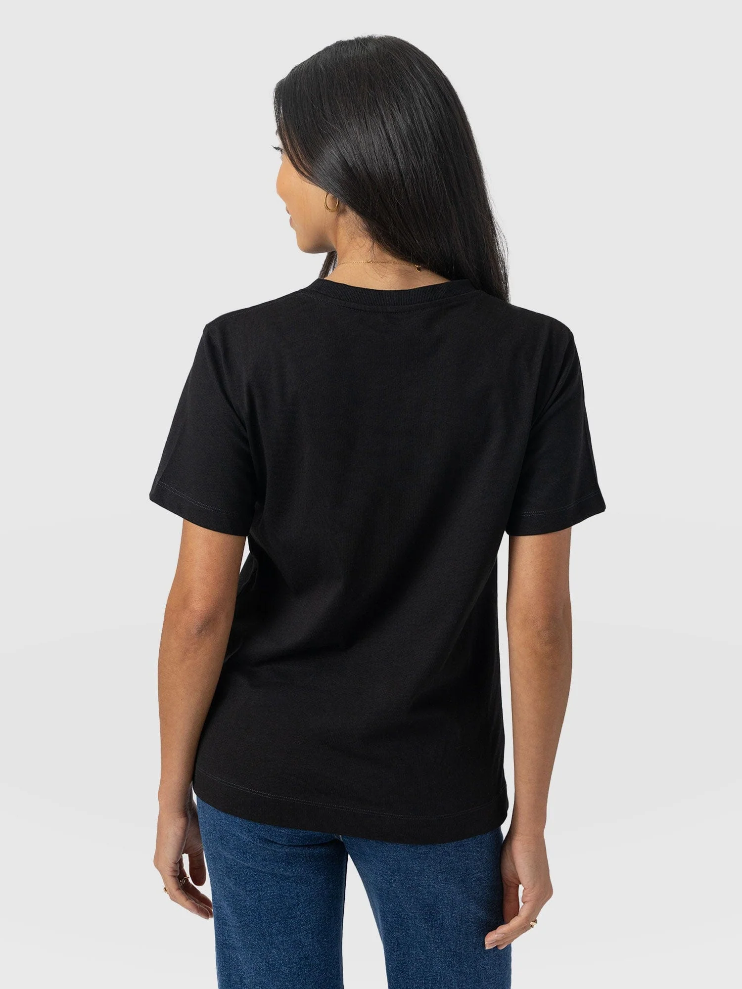 Finsbury Crew Neck Tee - Black - Image 6