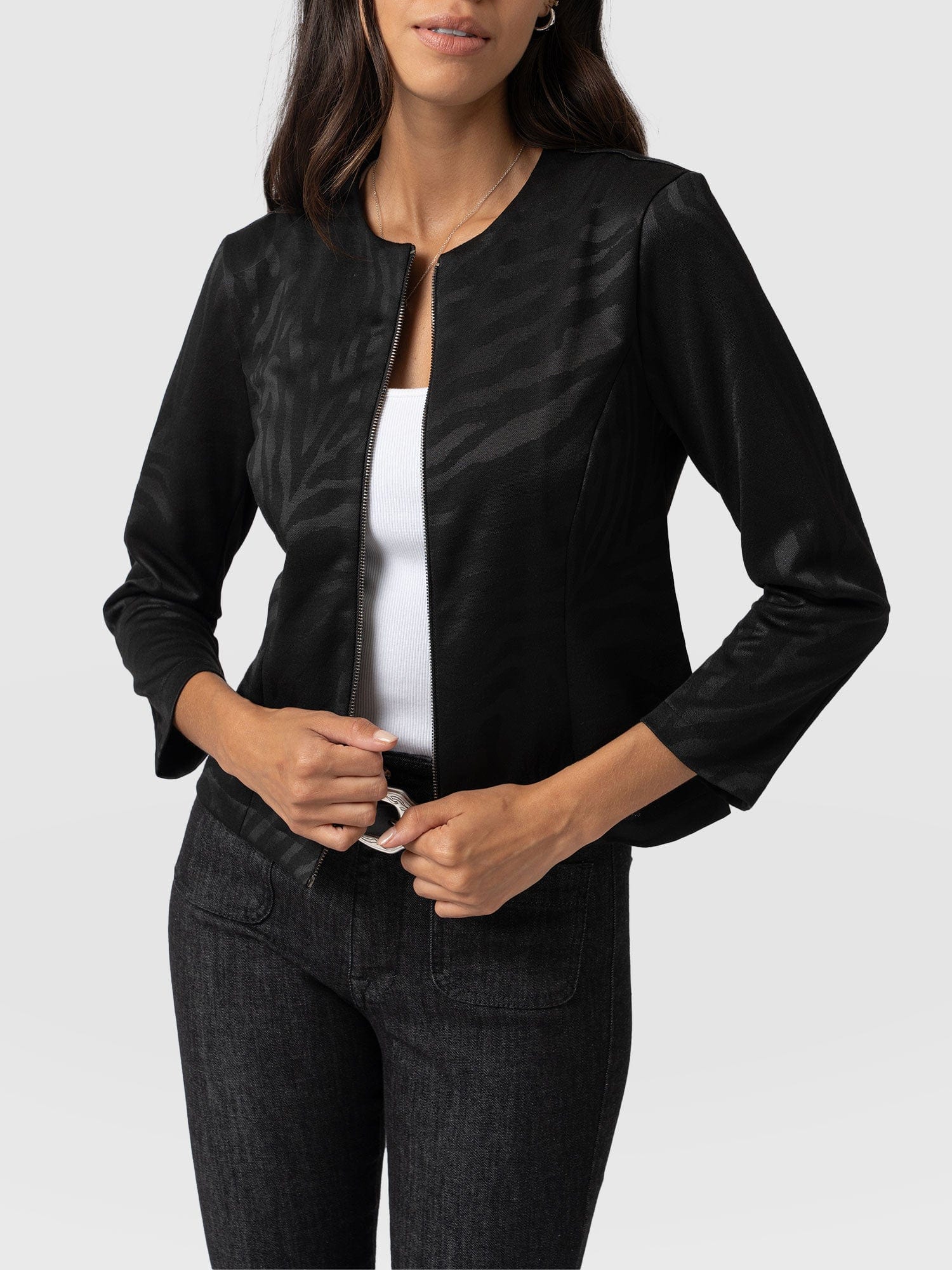 Florence Jacket - Black Zebra - Image 3