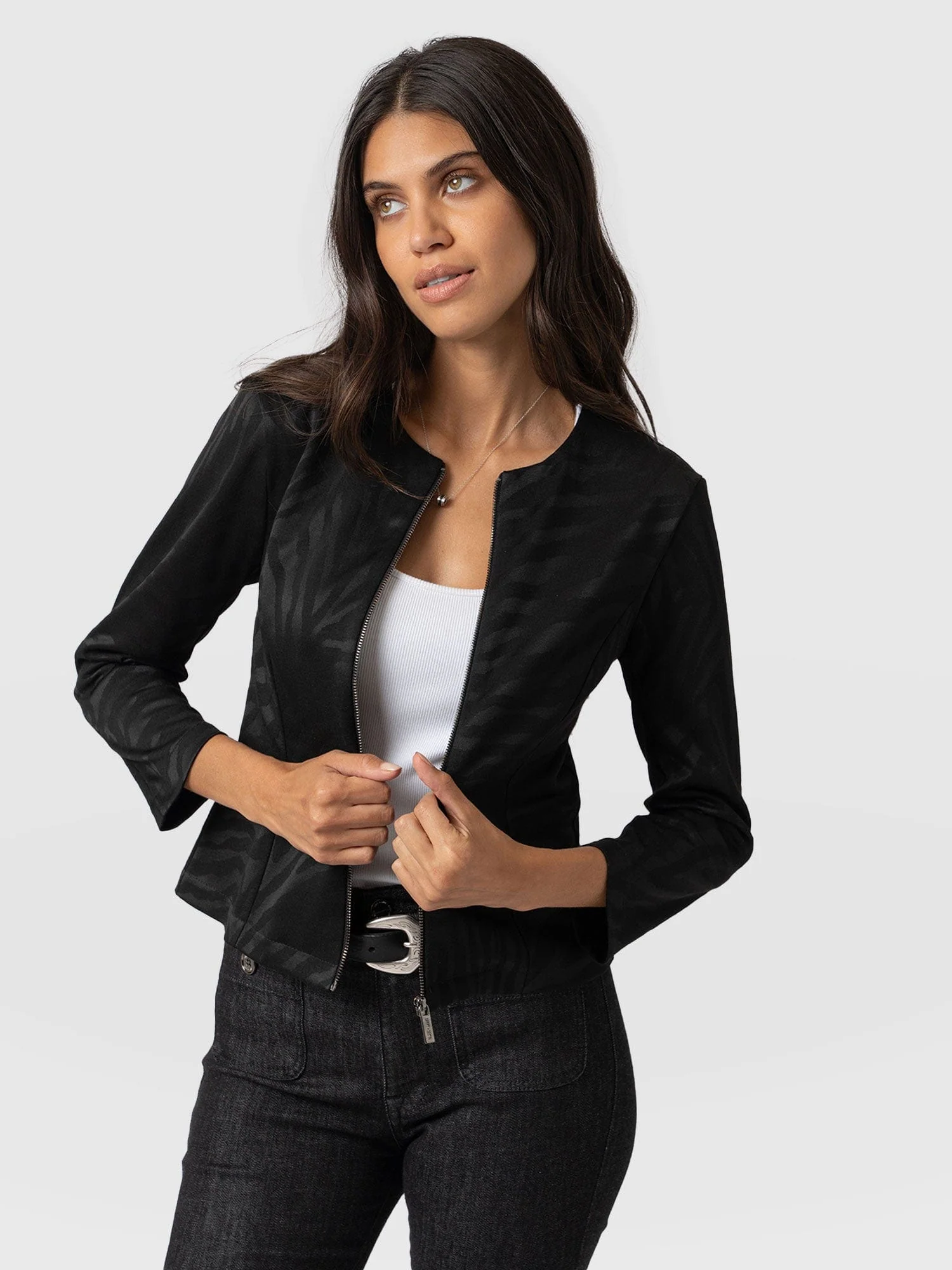 Florence Jacket - Black Zebra - Image 6