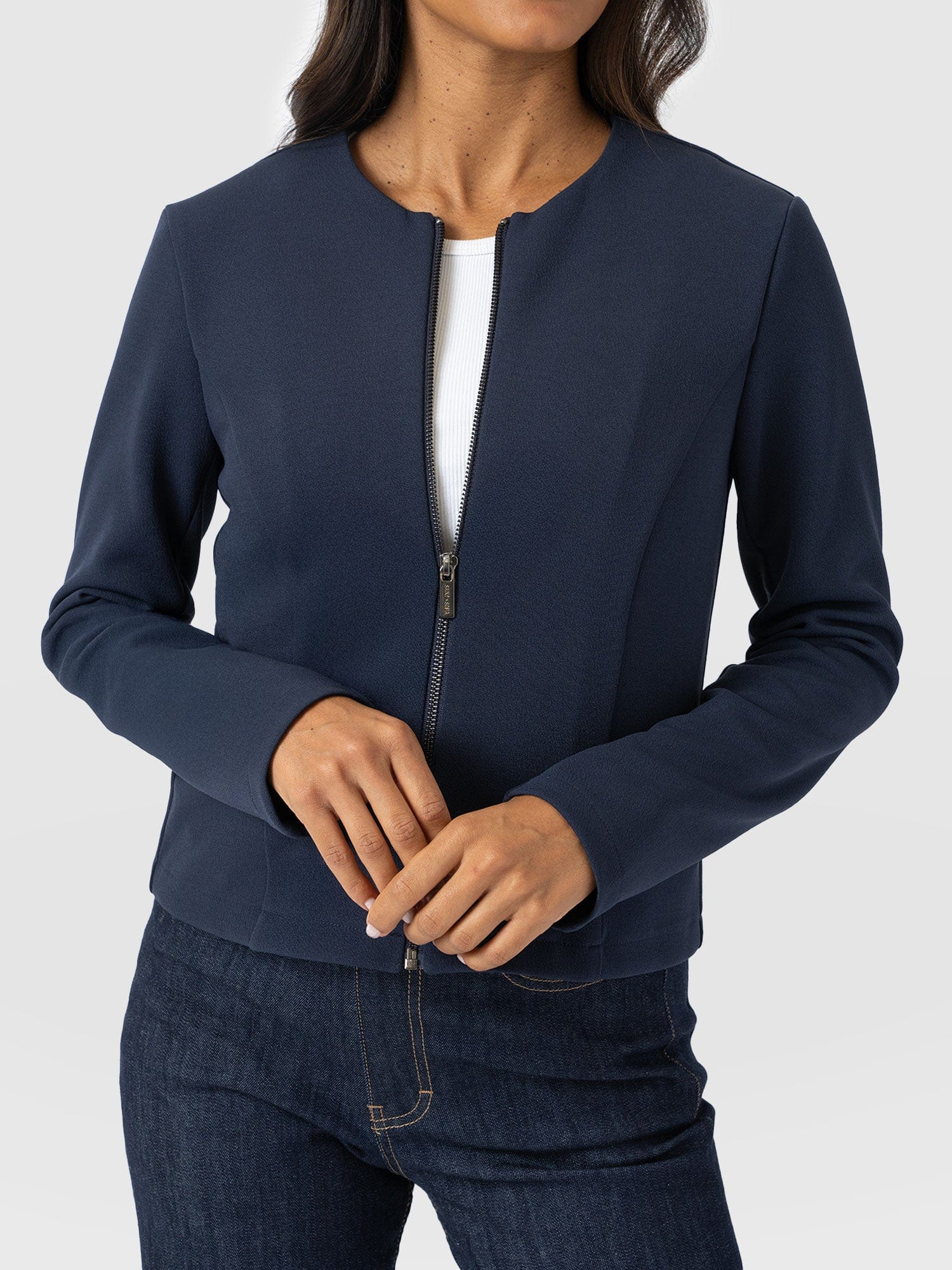 Florence Jacket - Navy - Image 3