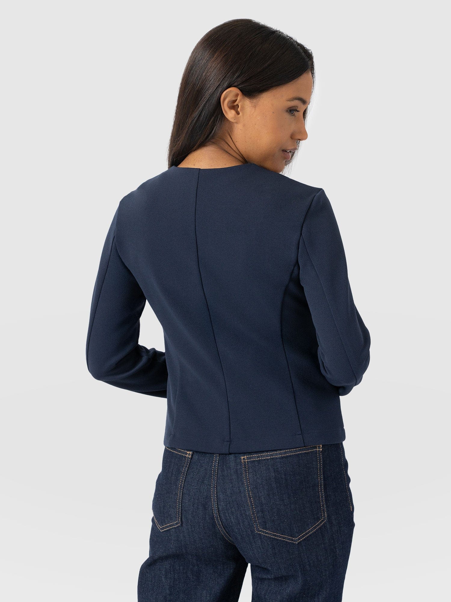Florence Jacket - Navy - Image 6