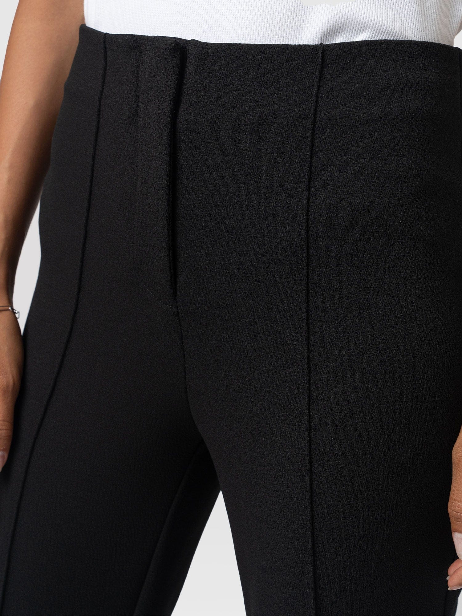 Freya Flared Trouser - Black - Image 5