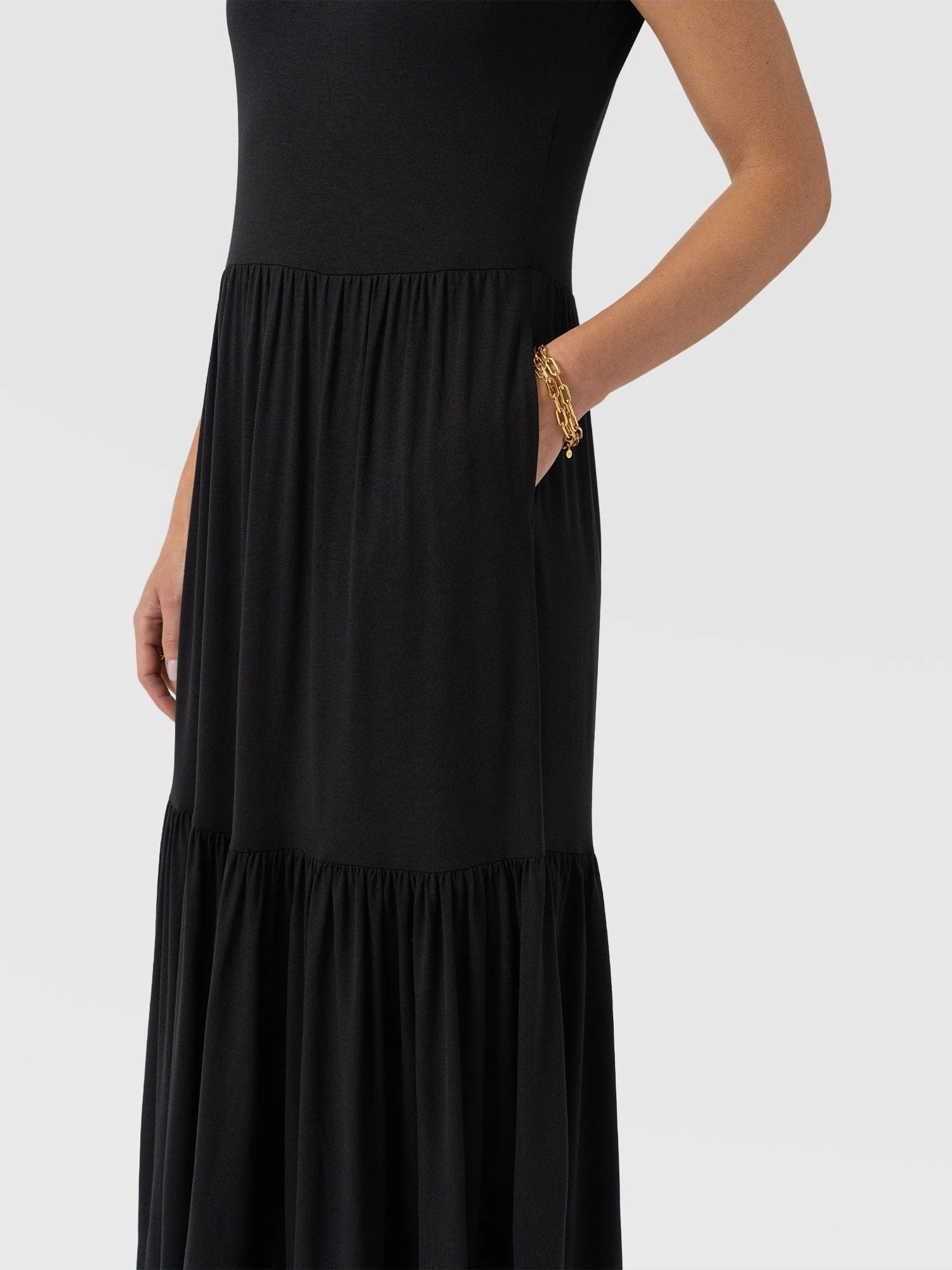 Greenwich Dress - Jersey Black - Image 4