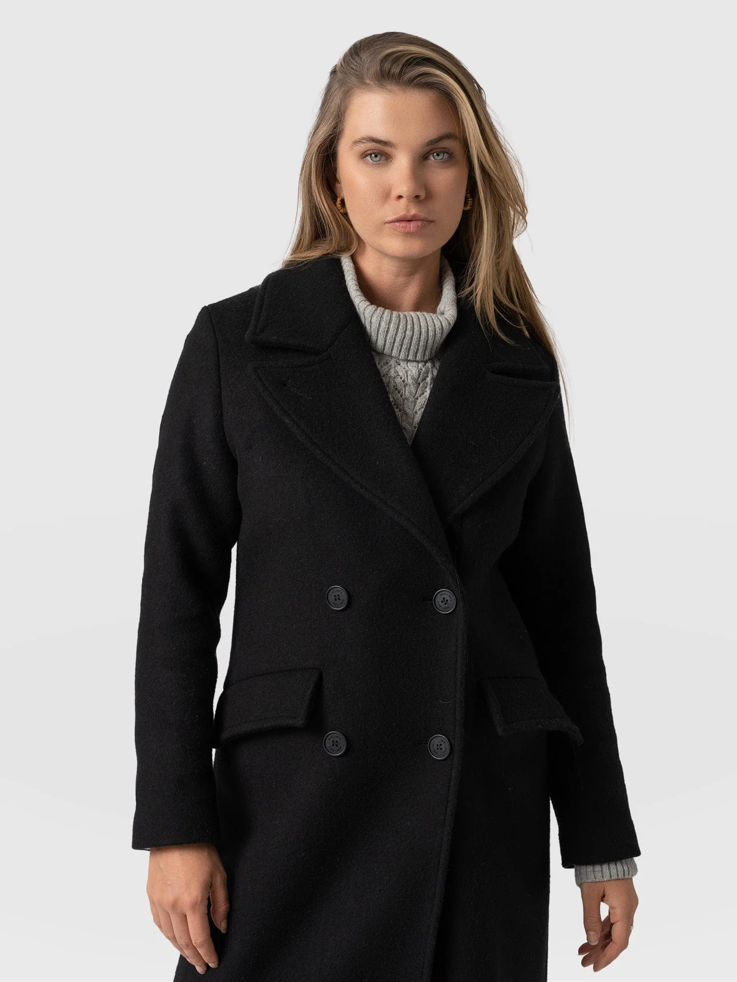 Hampton Coat - Black - Image 3