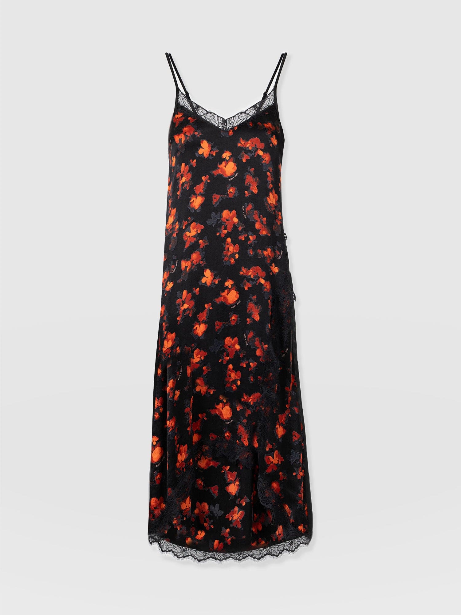Harper Lace Cami Dress - Red Aurora - Image 7