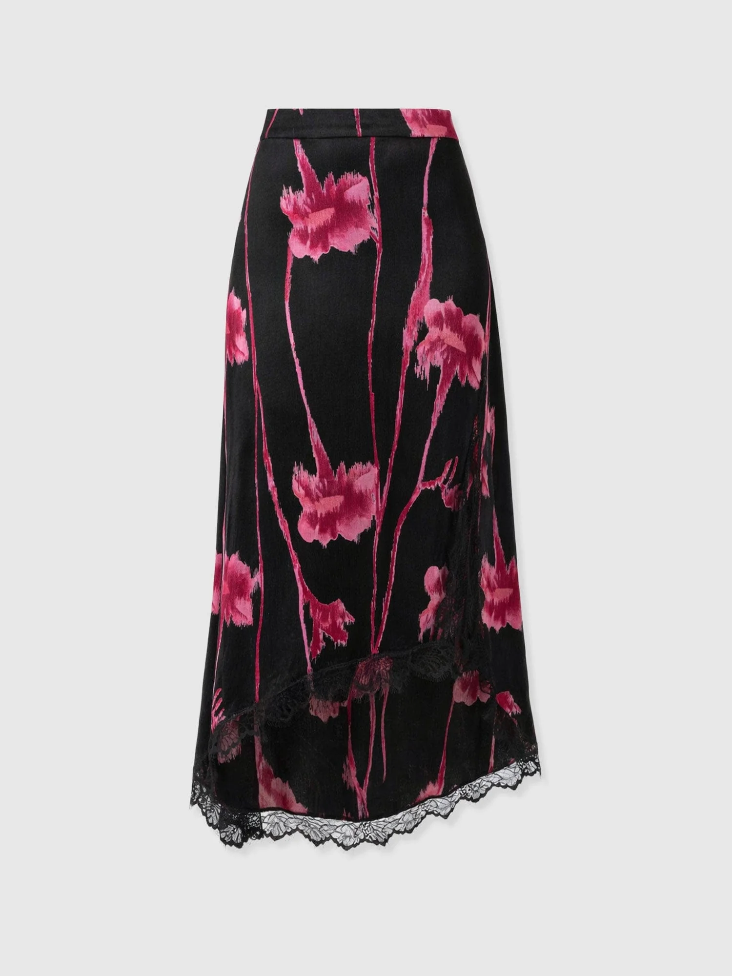 Harper Lace Midi Skirt - Pink Stem Floral - Image 7
