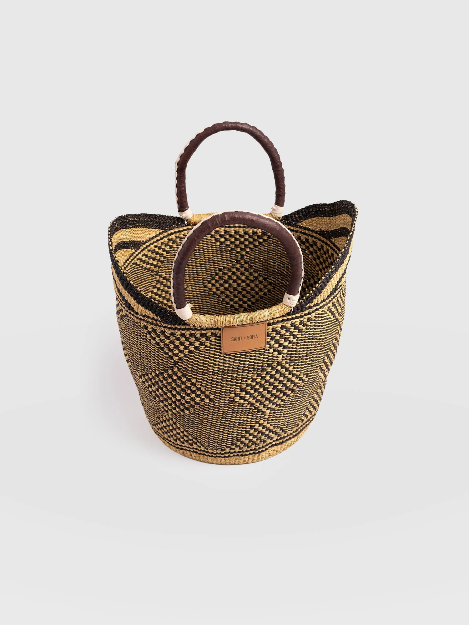 Heidi Large Basket Bag - Navy - Image 3