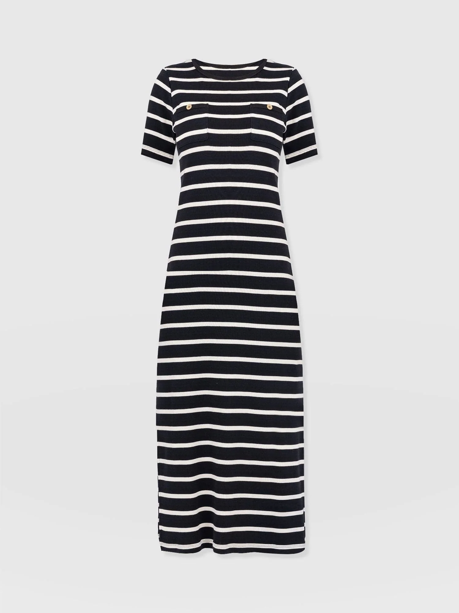 Helena T-Shirt Dress - Stripe - Image 7