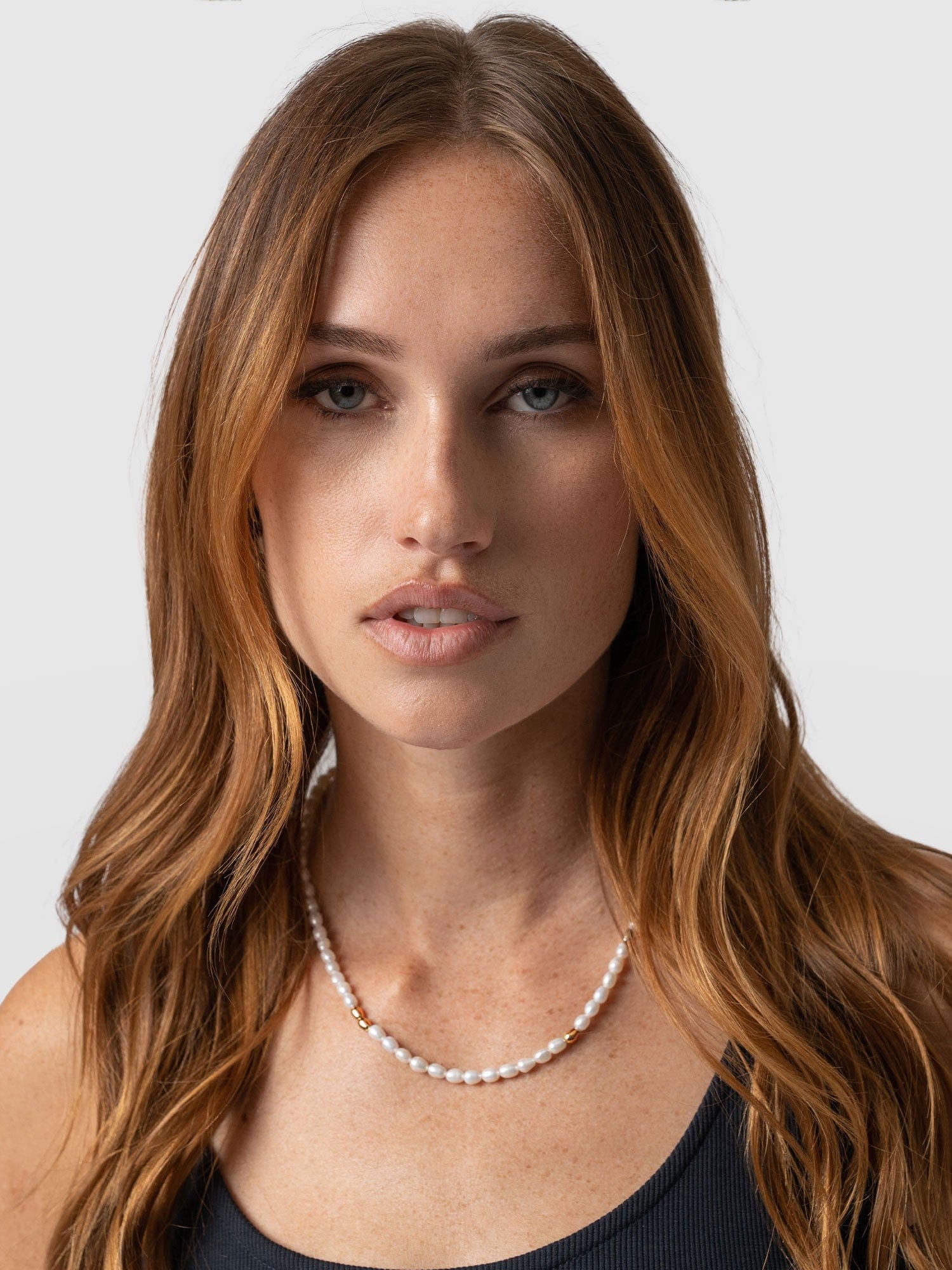 Jacqueline Pearl Necklace - Gold - Image 3