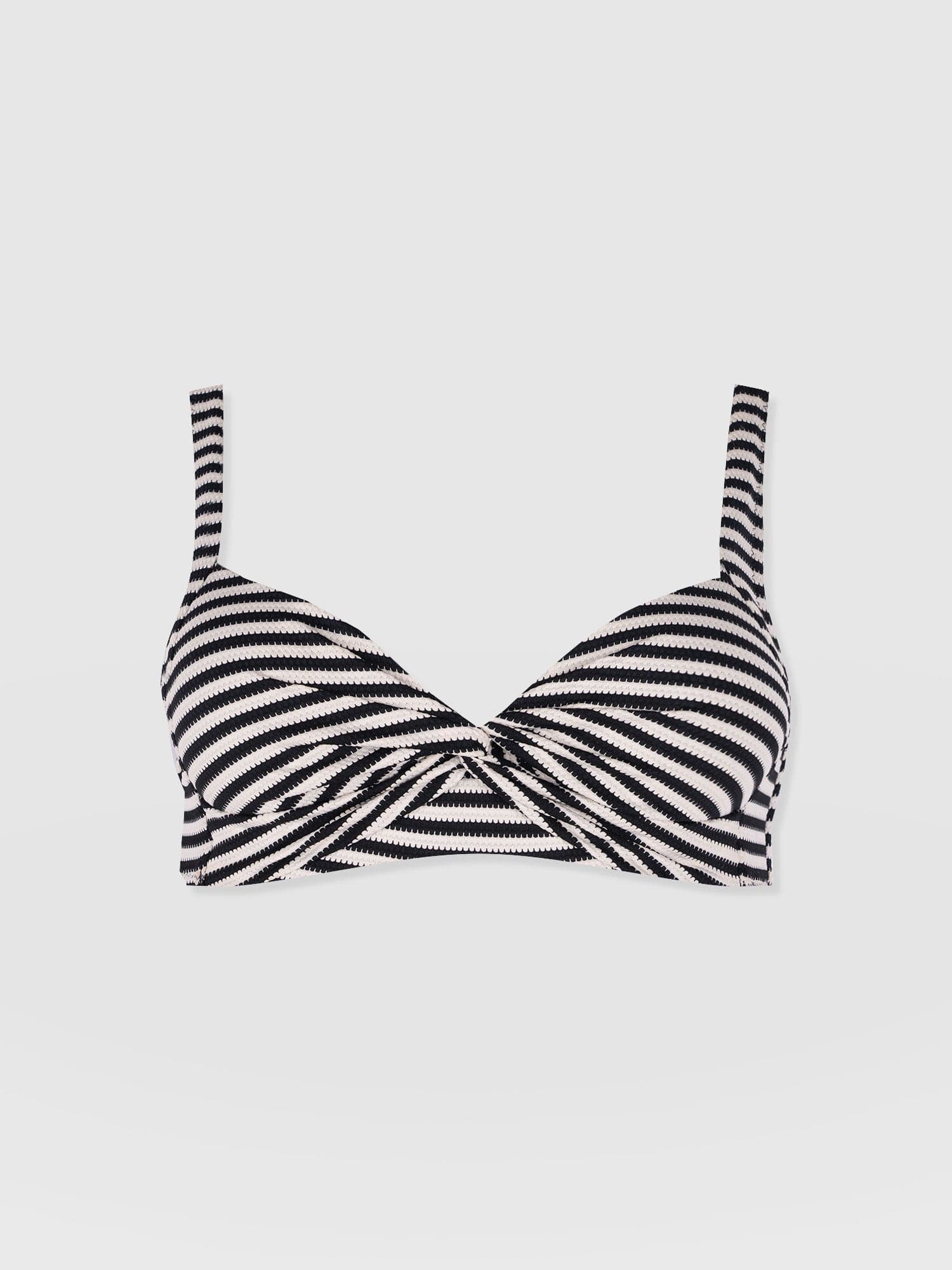 Jesse Twist Front Bikini Top - Stripe - Image 7
