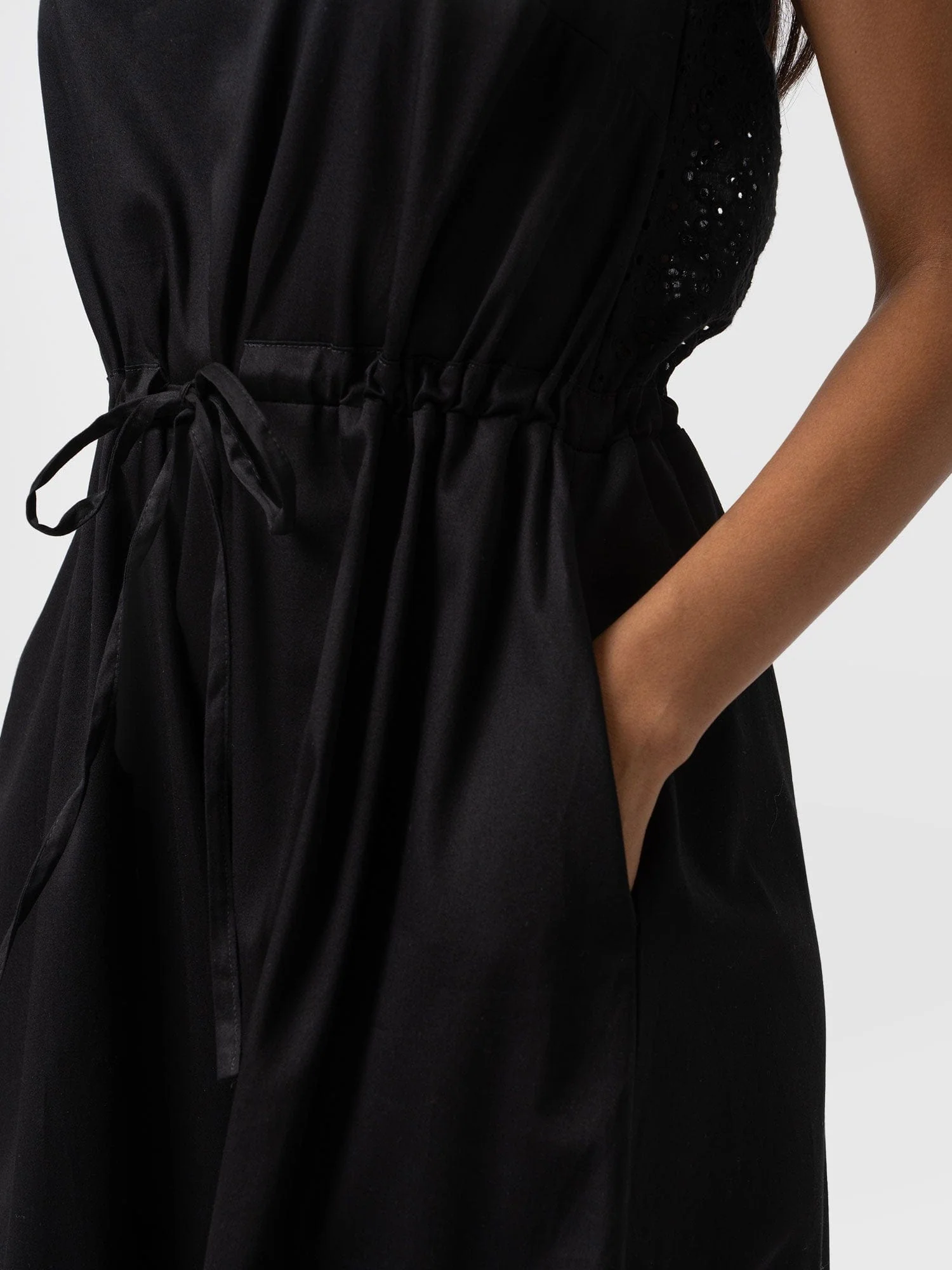 Kara Dress - Black Broderie - Image 3