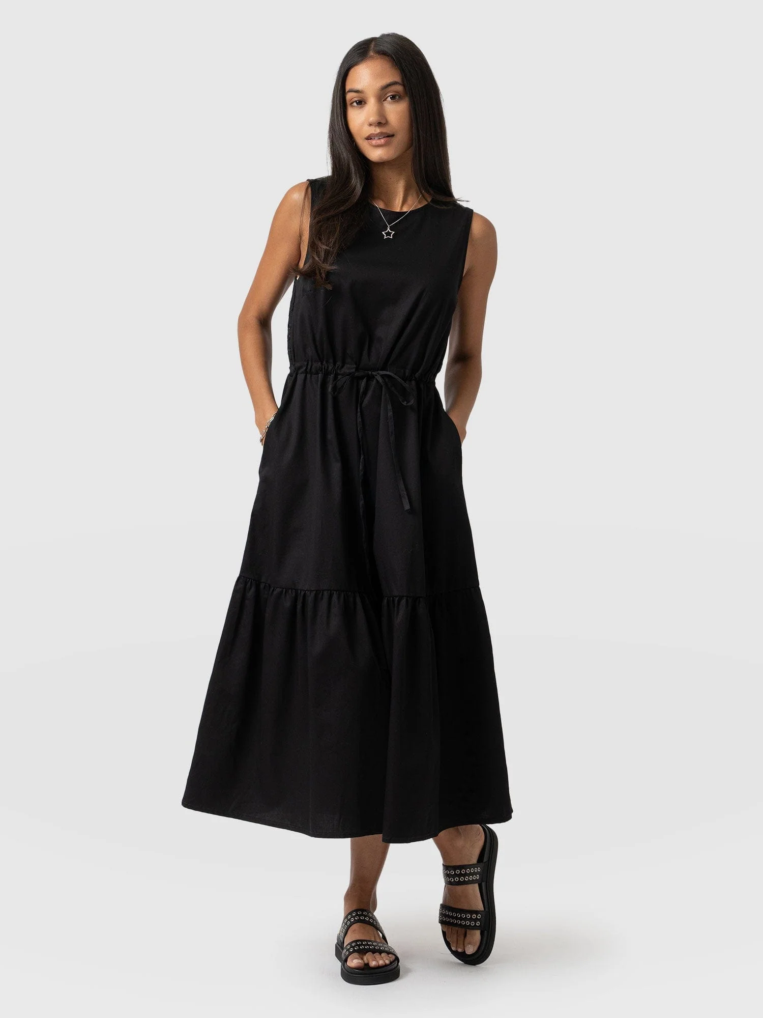 Kara Dress - Black Broderie - Image 6