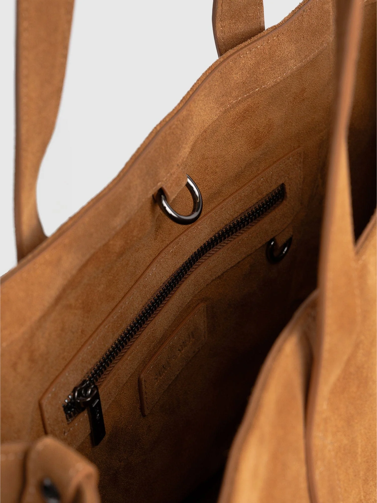 Kara Shopper Bag - Tan Suede - Image 4