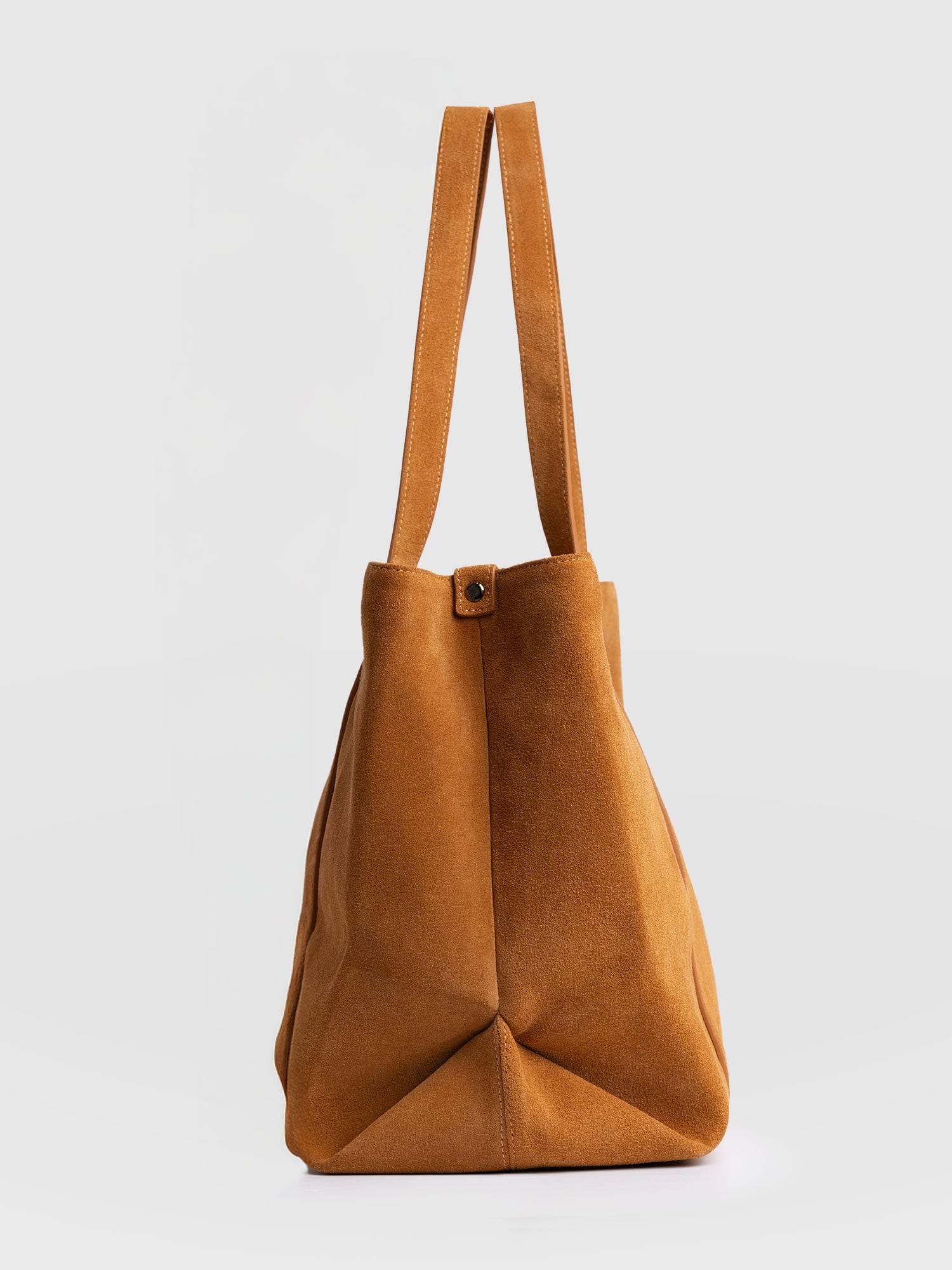 Kara Shopper Bag - Tan Suede - Image 5