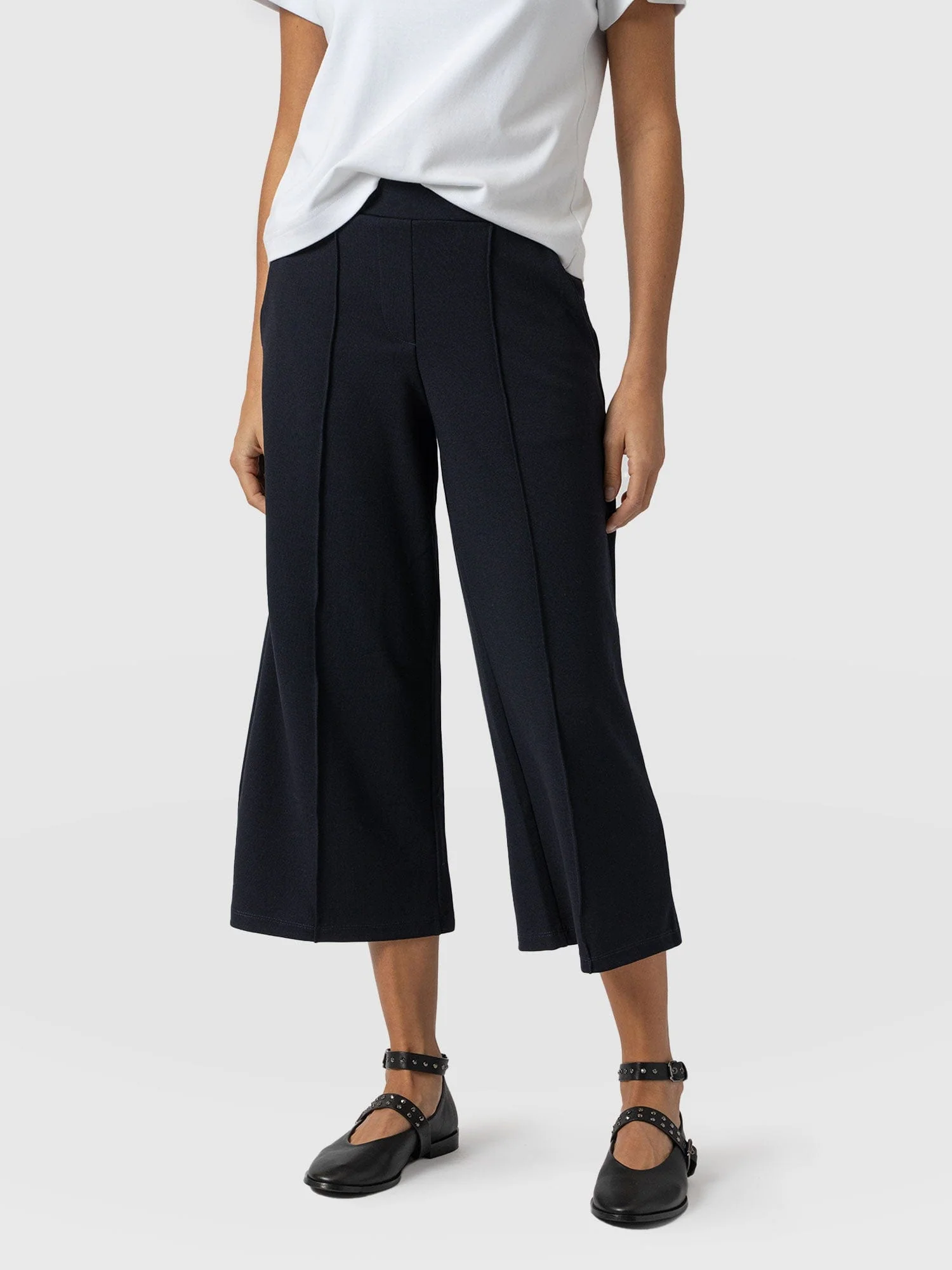 Keller Crop Pant - Navy - Image 5