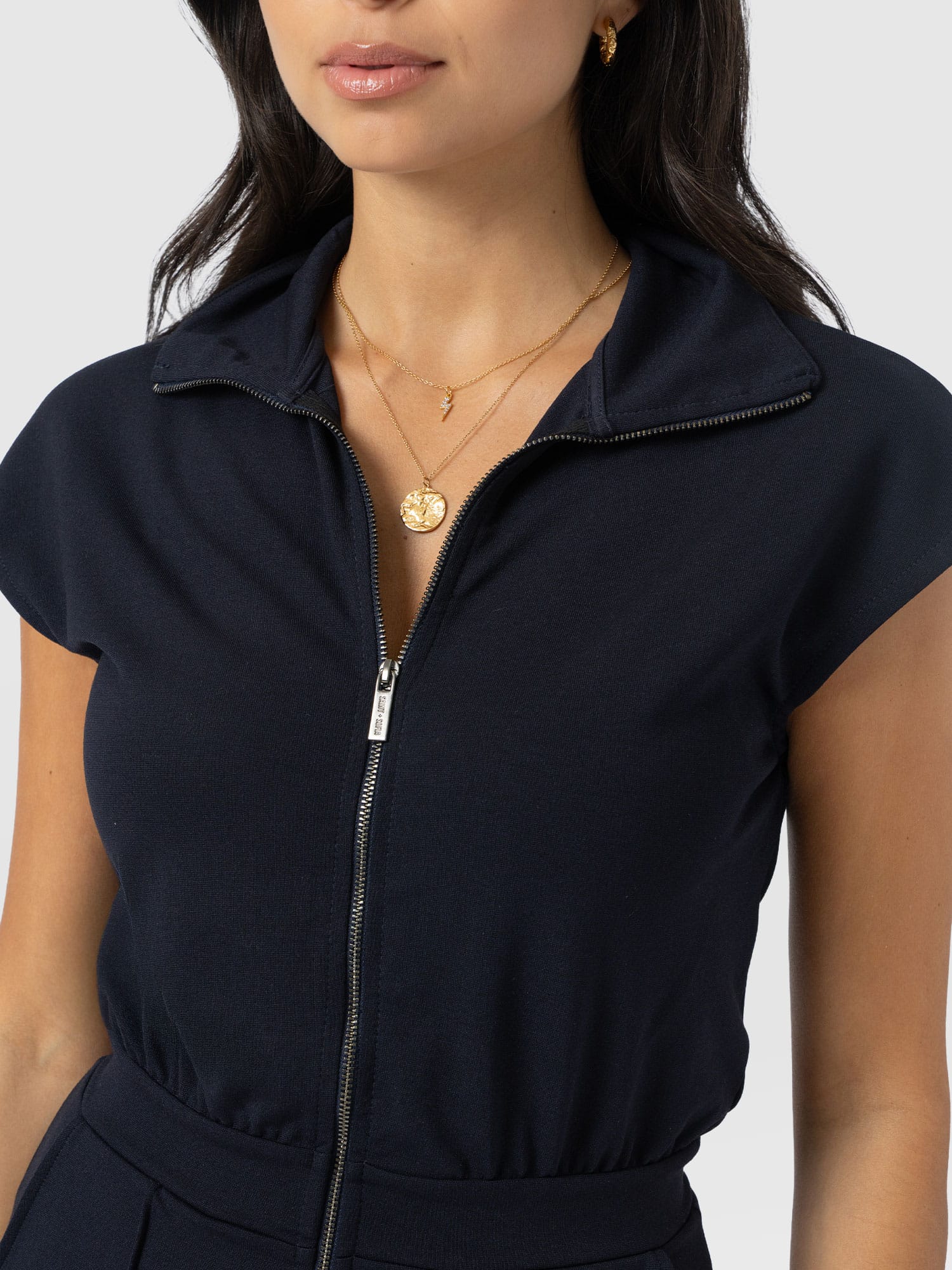 Keller Jumpsuit - Navy - Image 4