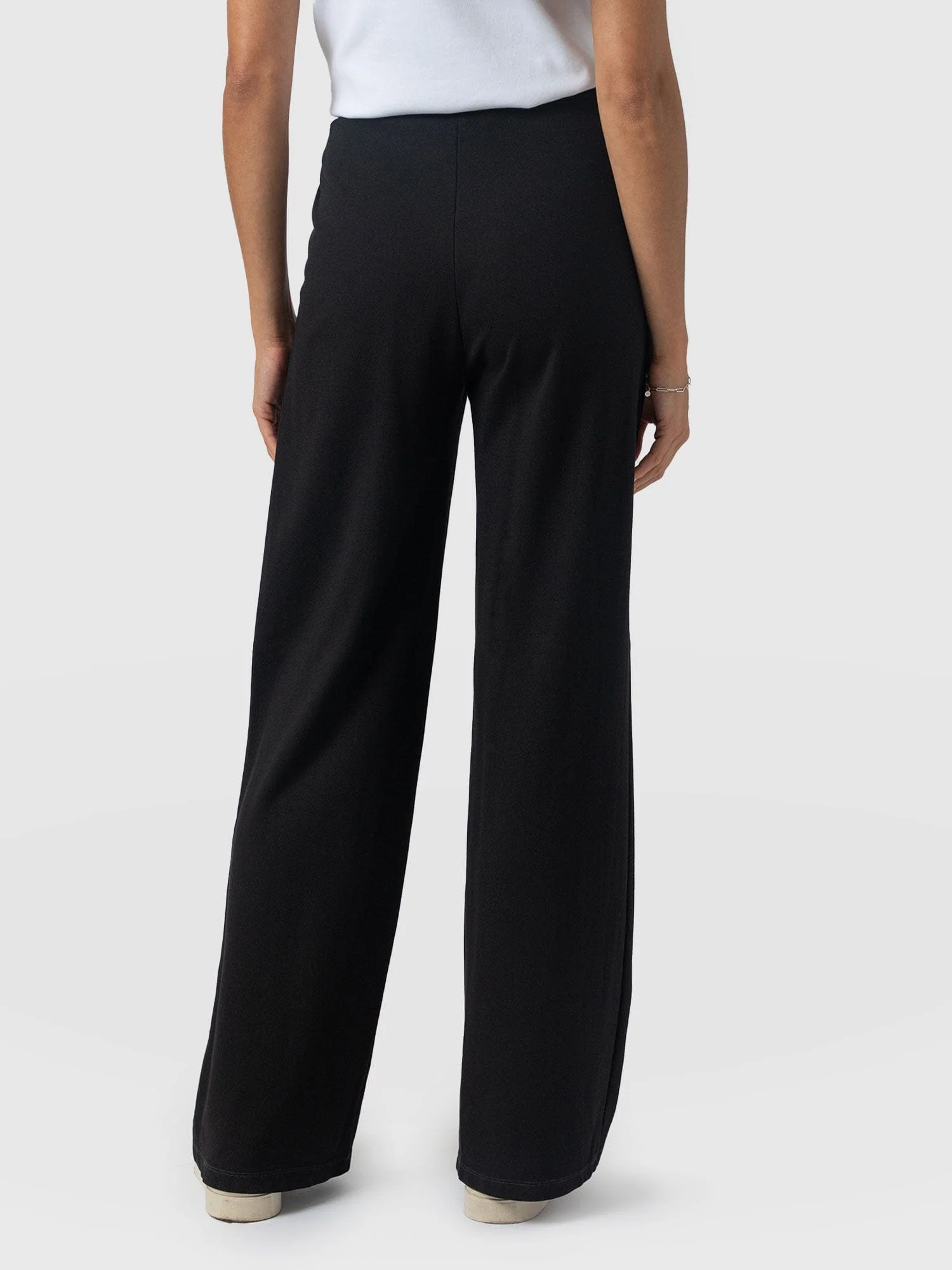 Keller Wide Leg Pant - Black - Image 6