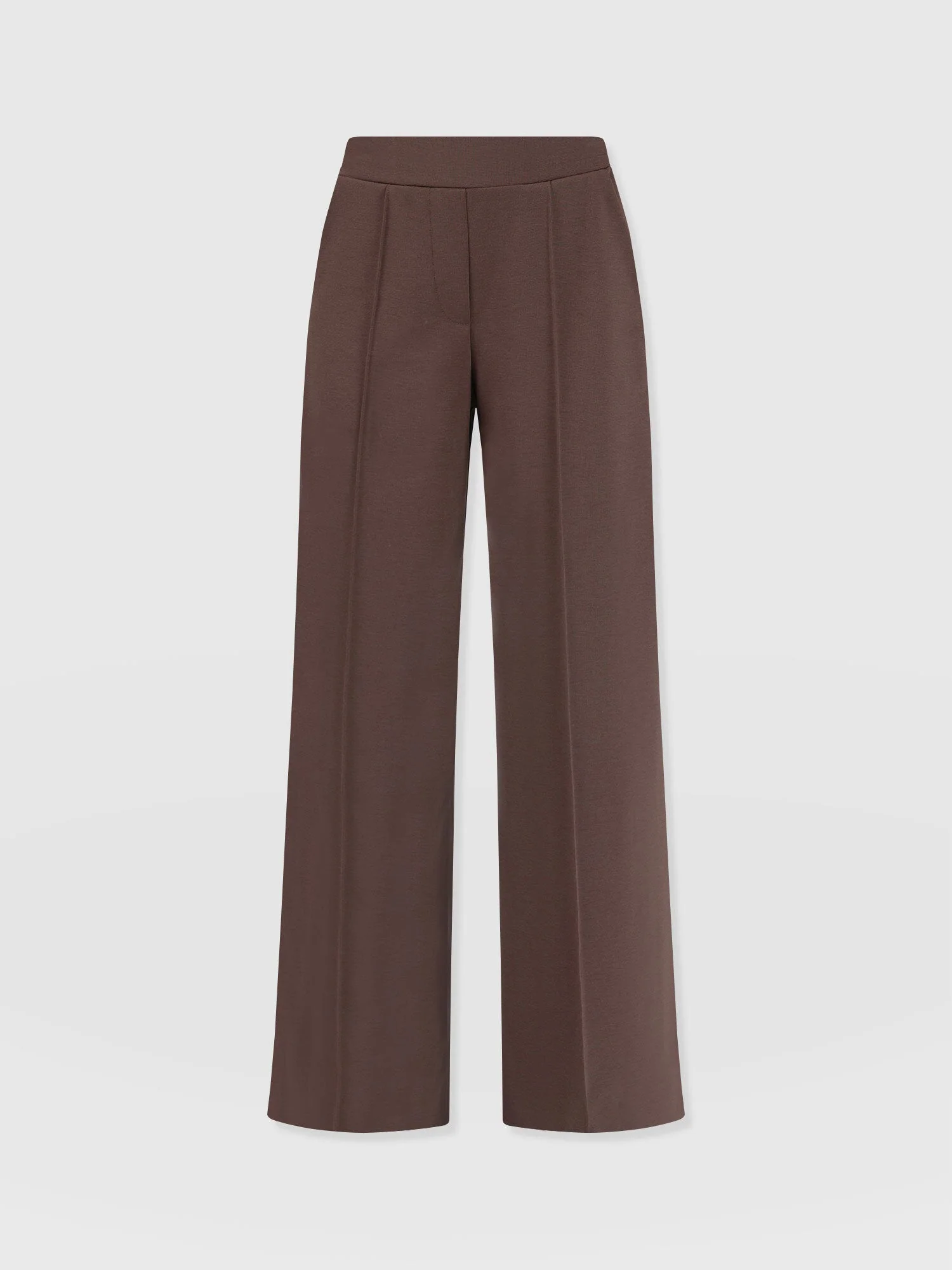 Keller Wide Leg Pant - Brown - Image 7