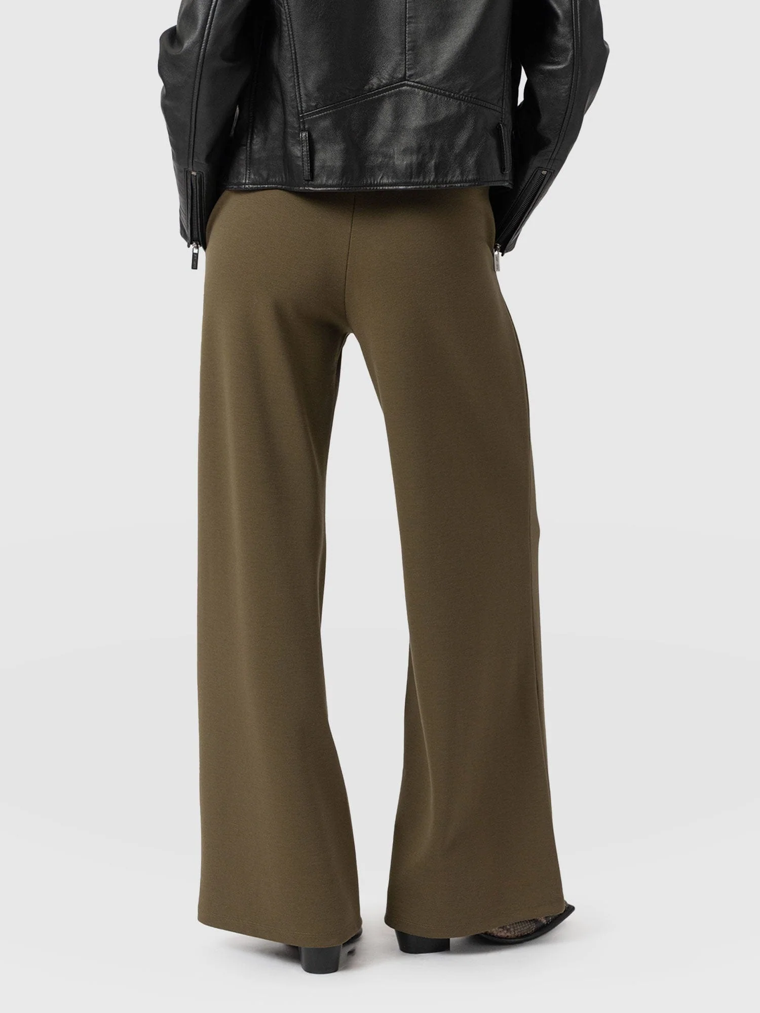 Keller Wide Leg Pant - Khaki - Image 6