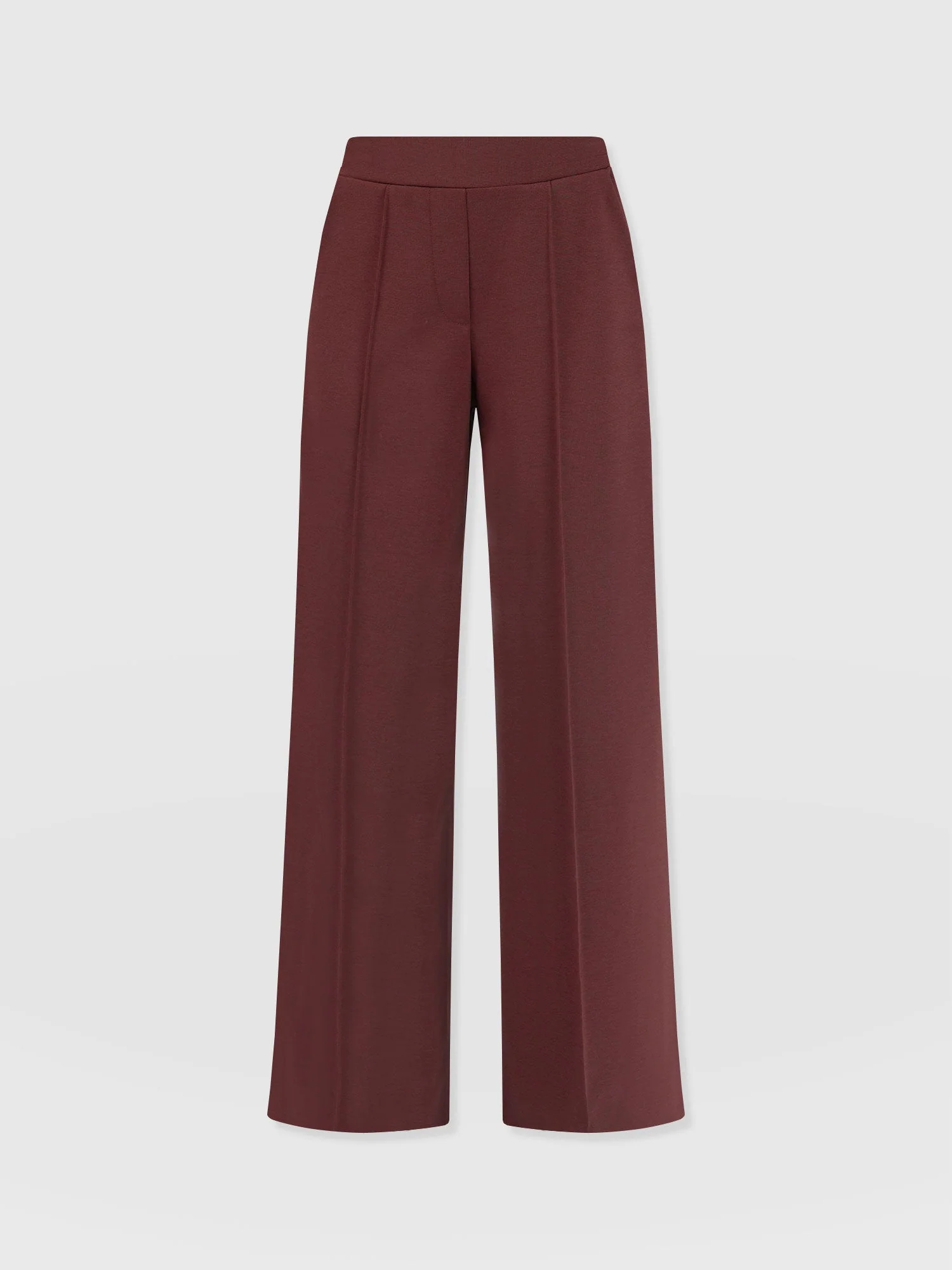 Keller Wide Leg Pant - Maroon - Image 7