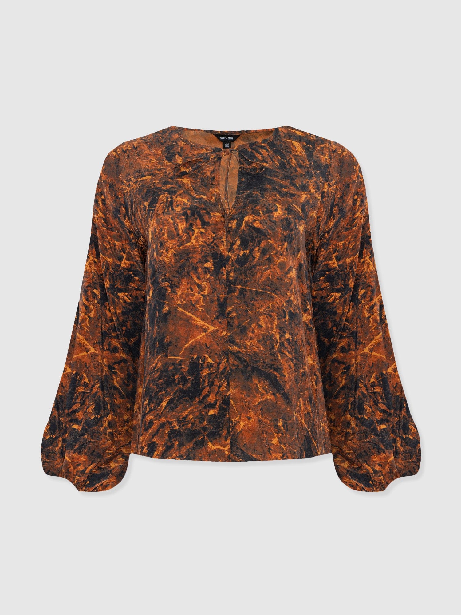 Kristen Blouse - Brown Marble - Image 7