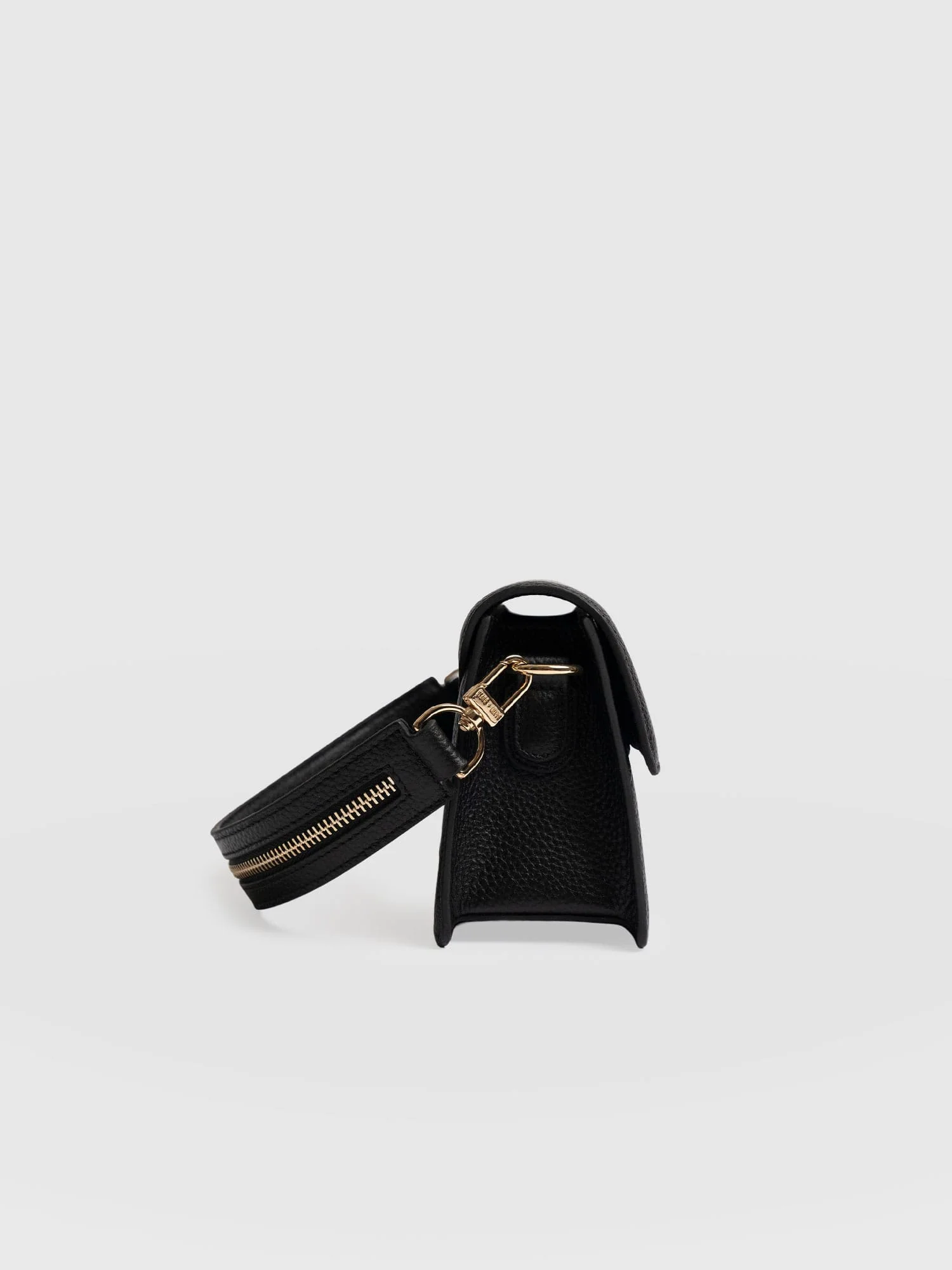 Lennox Half Flap Bag - Black - Image 4