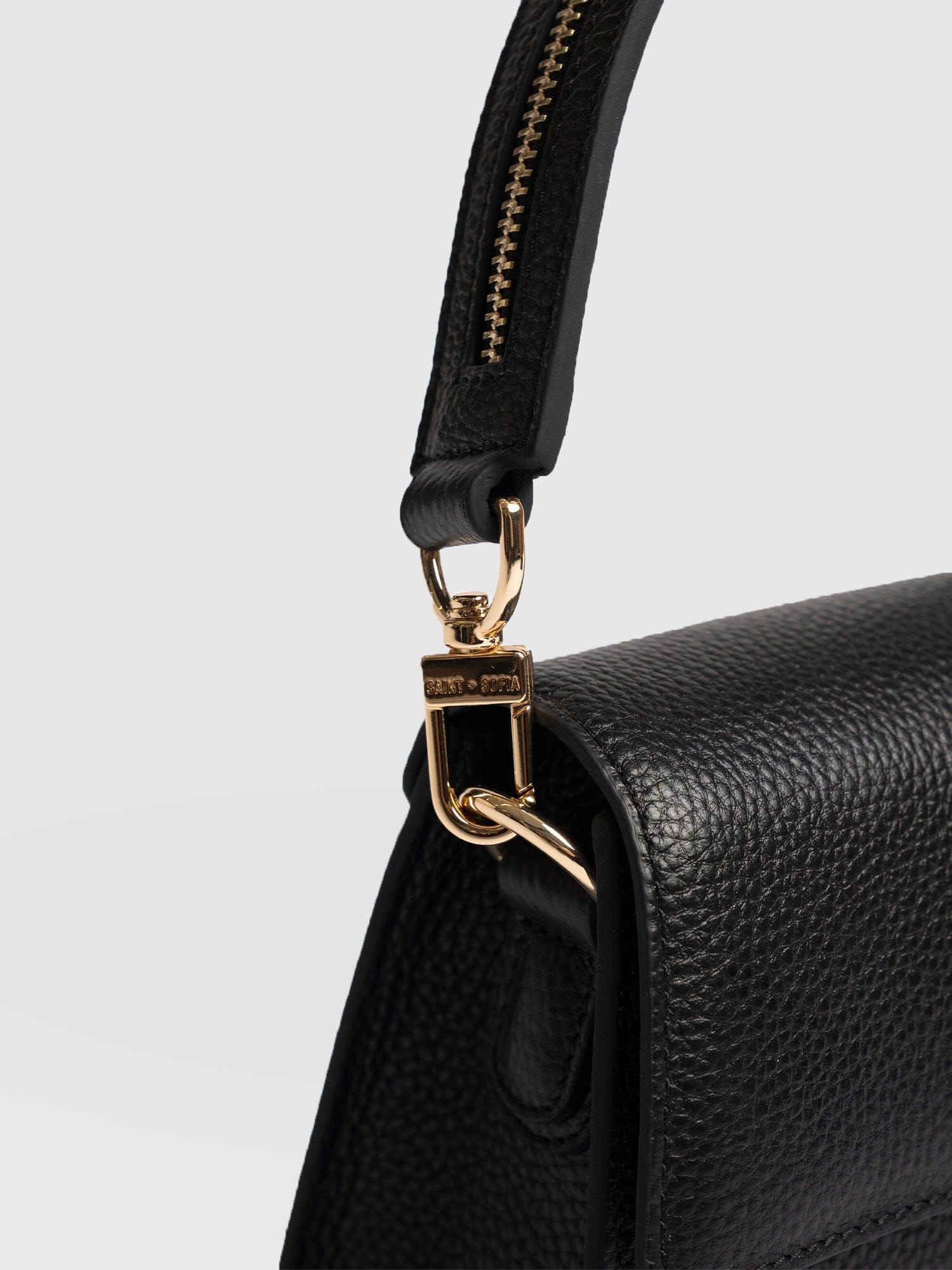 Lennox Half Flap Bag - Black - Image 5
