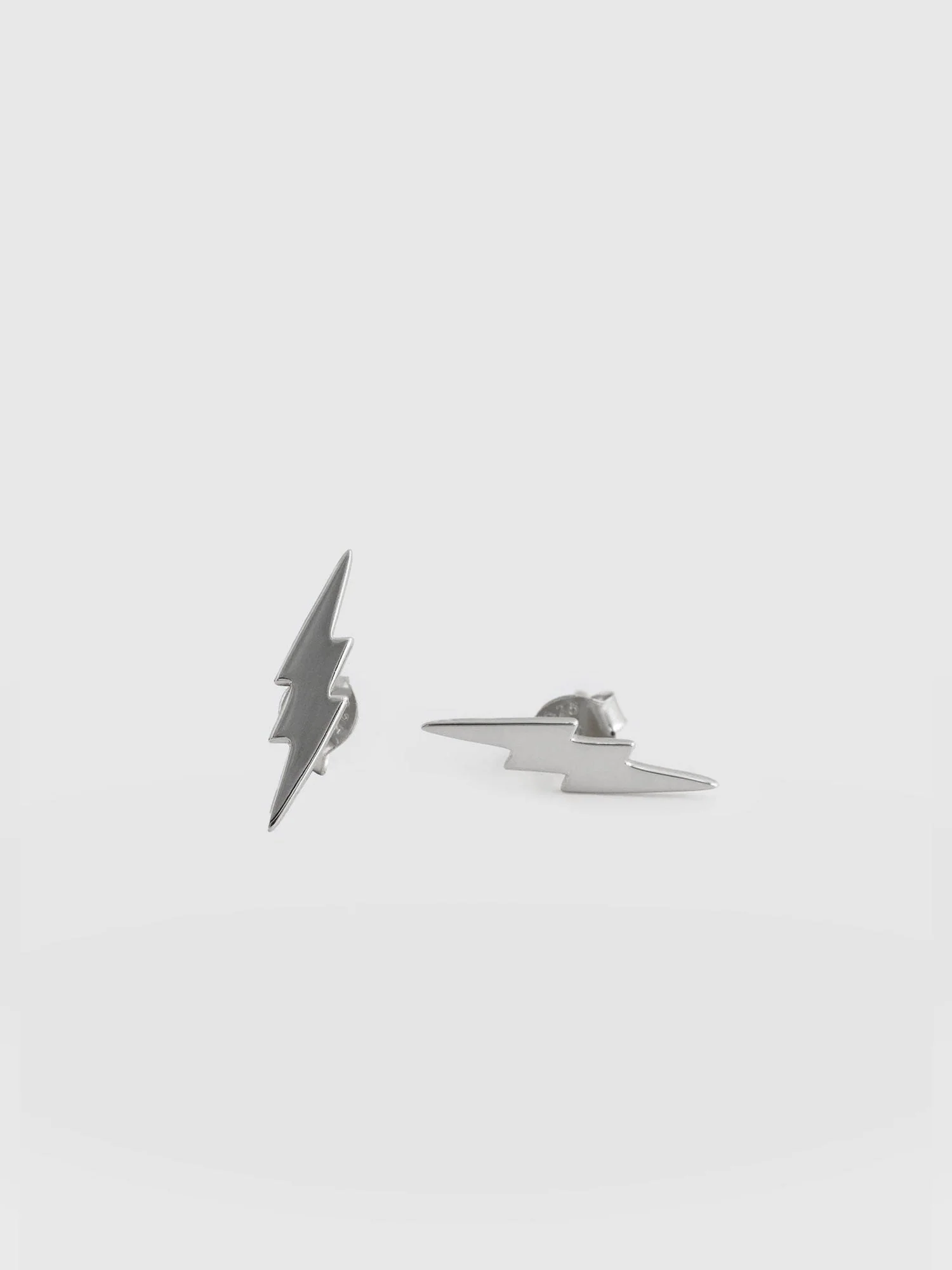 Lightning Earrings - Silver - Image 6