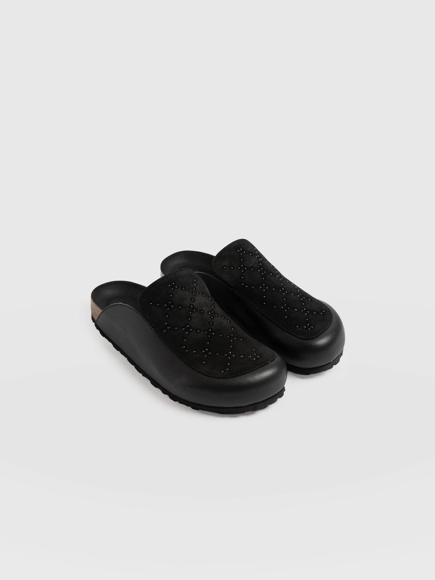 Lottie Studded Clogs - Black - Image 3