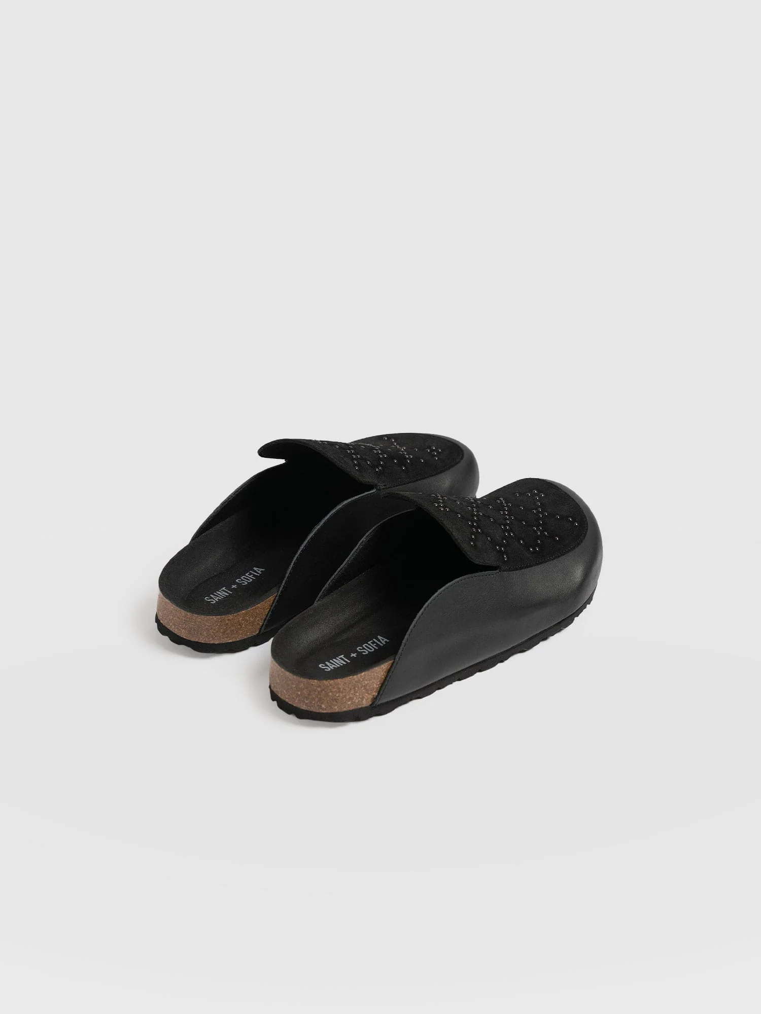 Lottie Studded Clogs - Black - Image 4