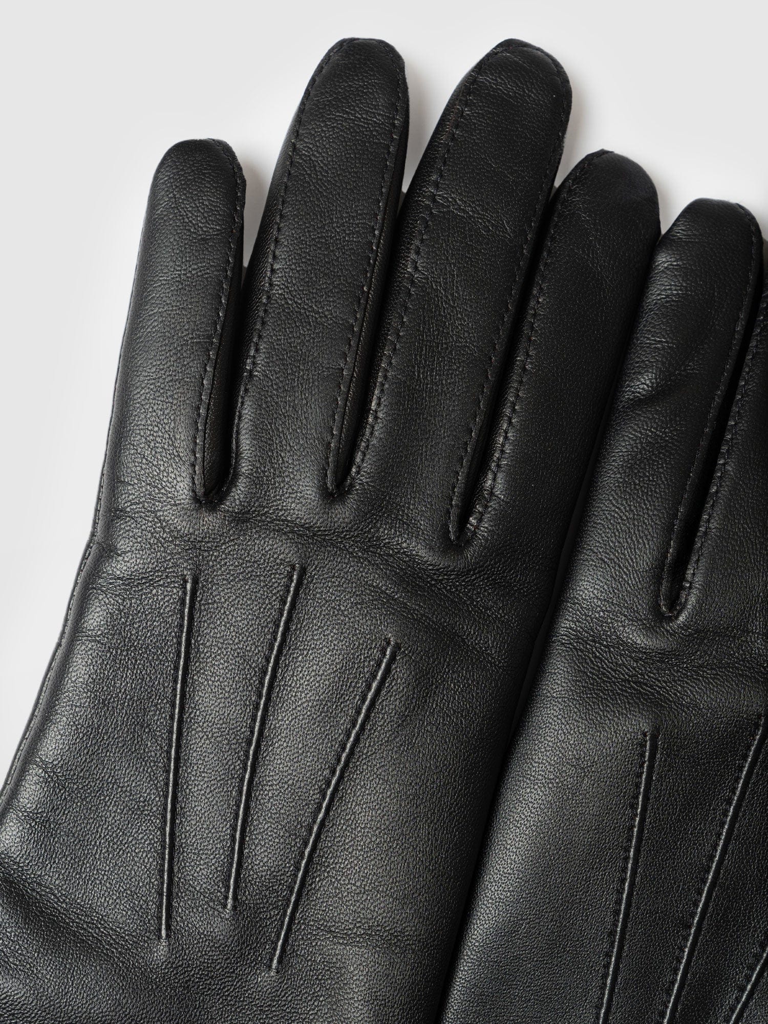 Luther Leather Gloves - Black - Image 3