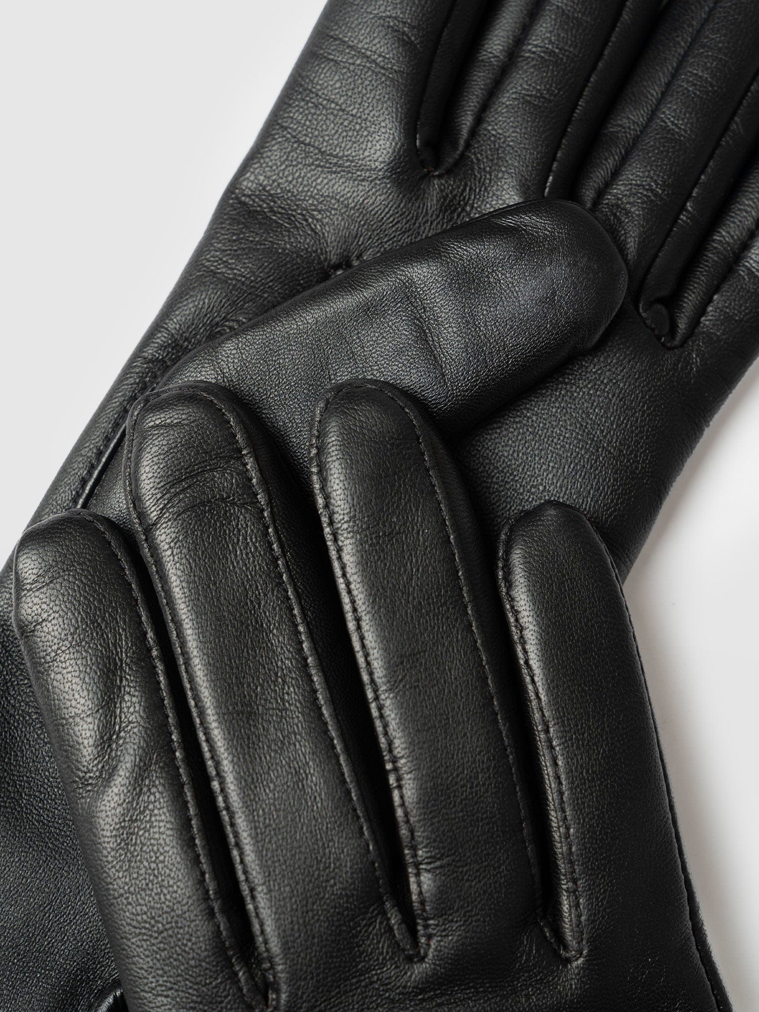 Luther Leather Gloves - Black - Image 4