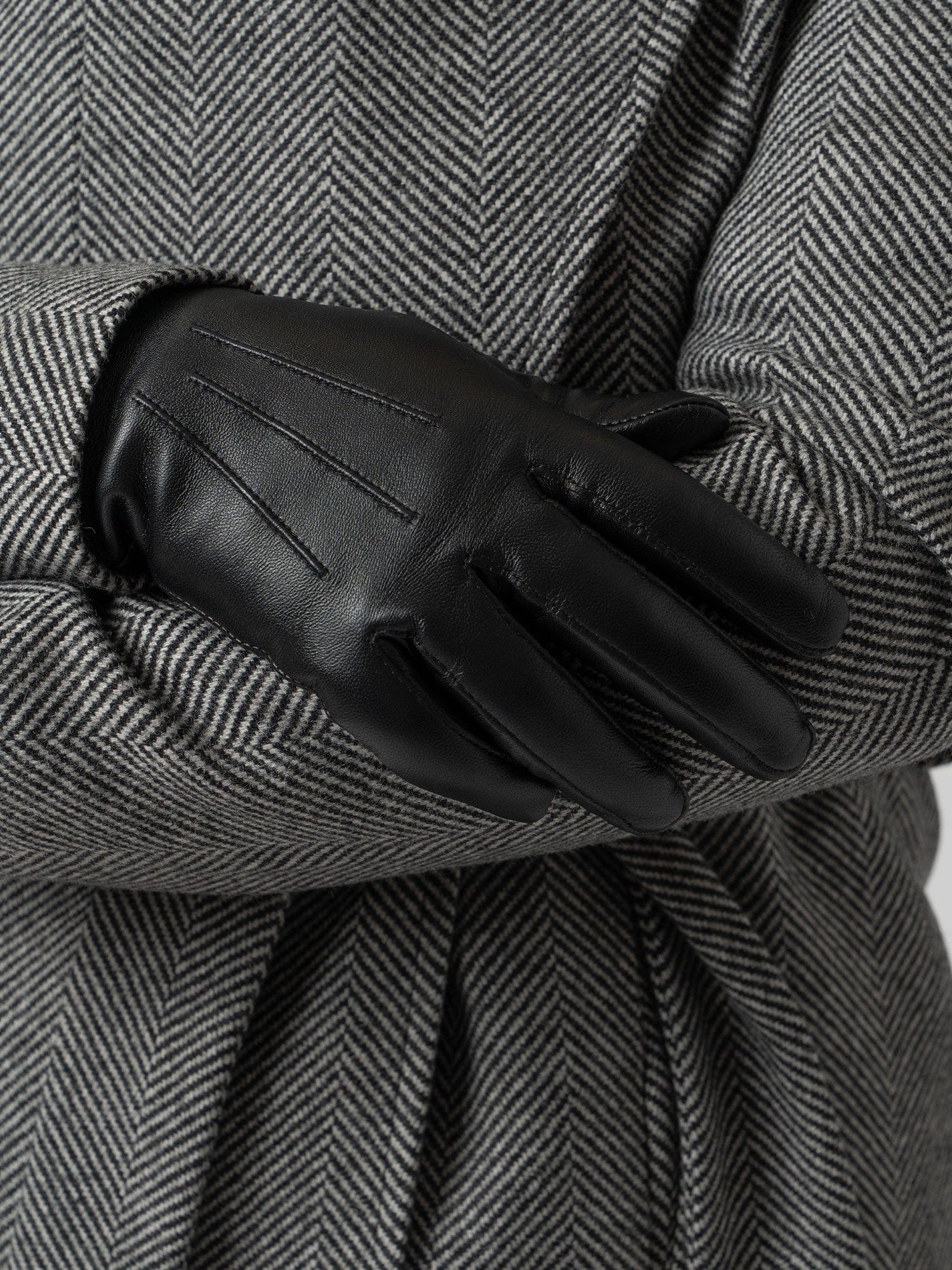 Luther Leather Gloves - Black - Image 6