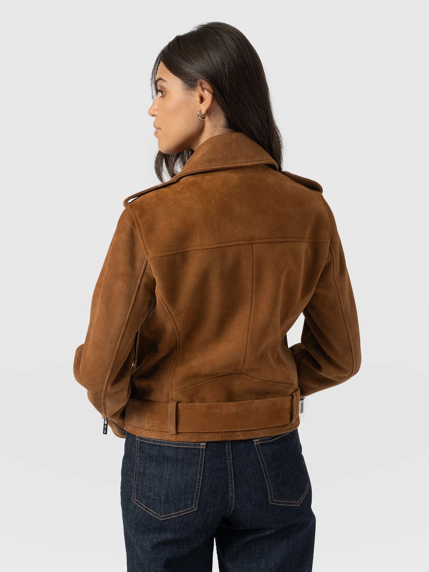 Luther Suede Jacket - Camel - Image 6